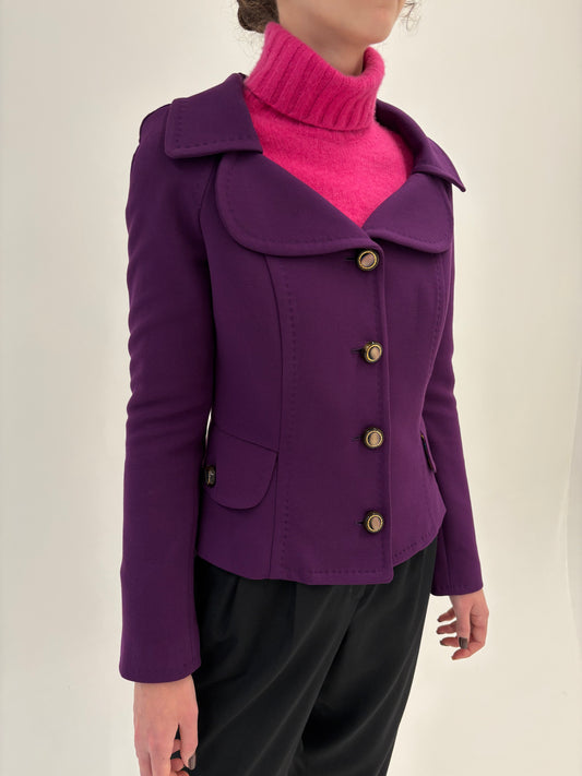 Sacou cambrat Dolce& Gabbana aubergine