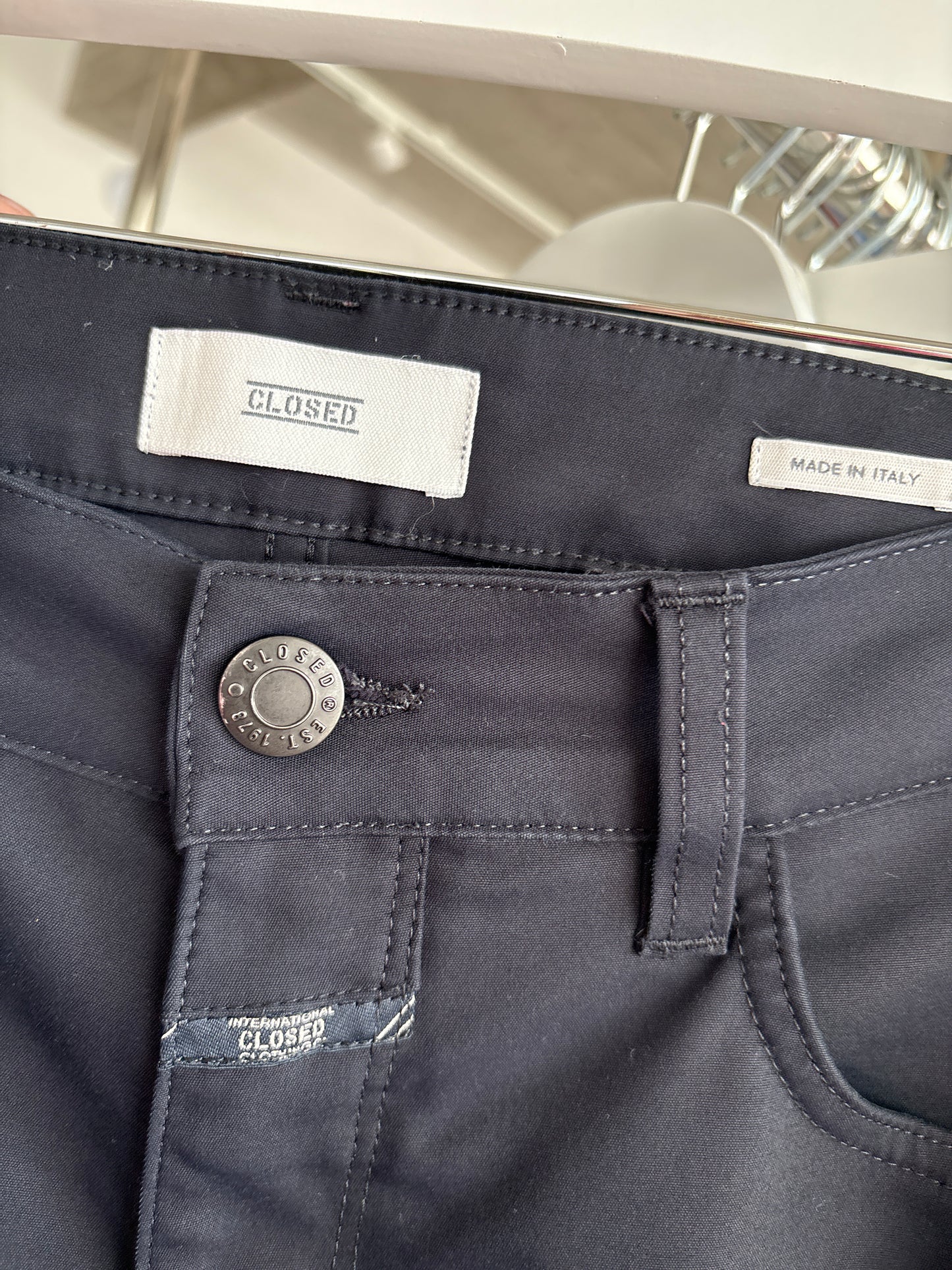 Pantaloni de brand premium Closed ultra confort Navy blue petite