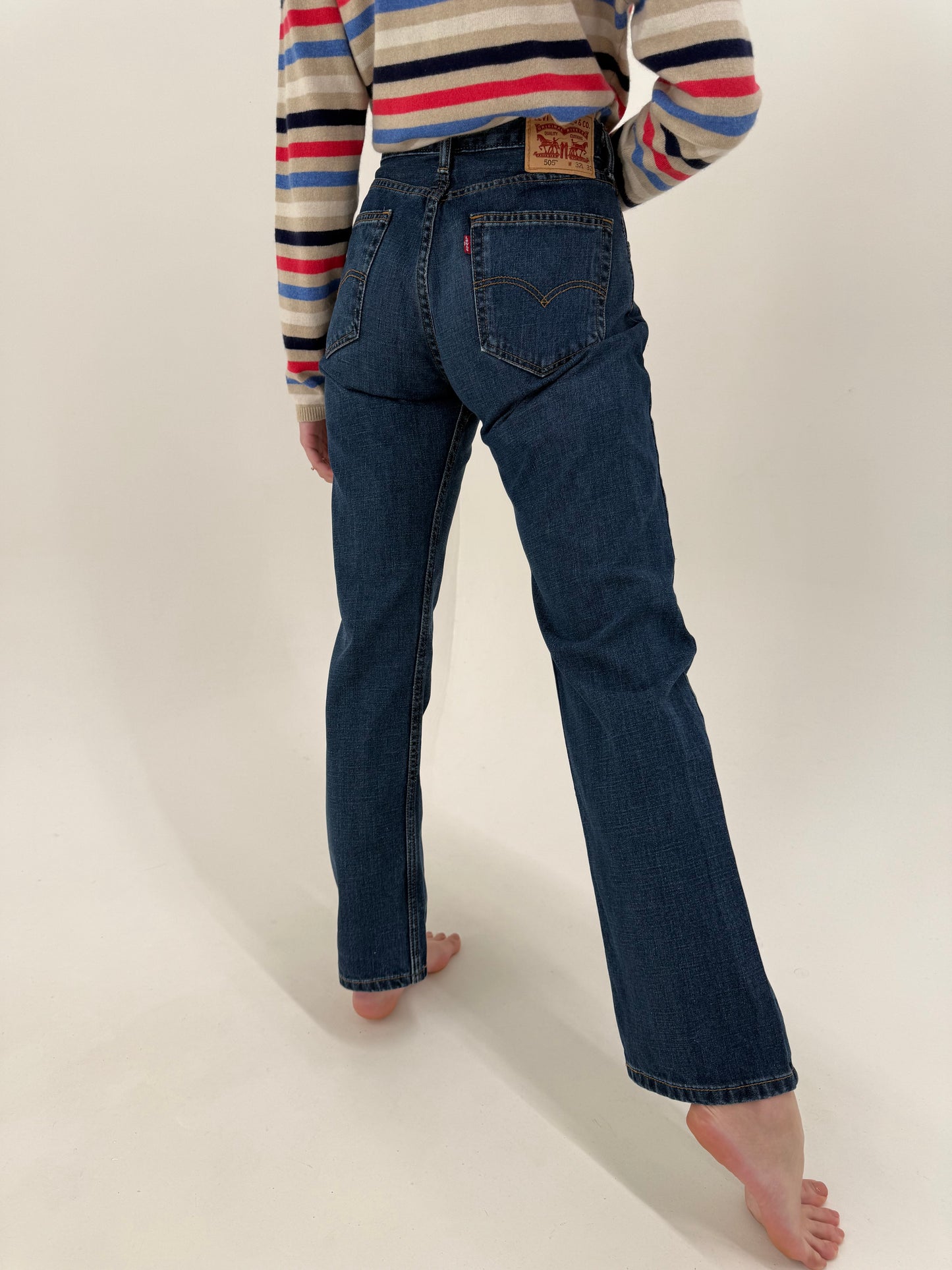 Jeans Levi’s tall 505 dark wash straight leg