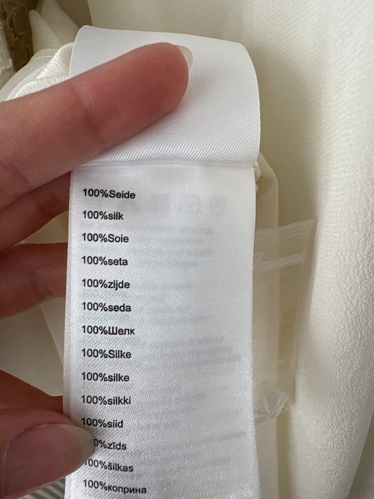 Top luxury Madeleine in croi minimalist modern din mătase naturală