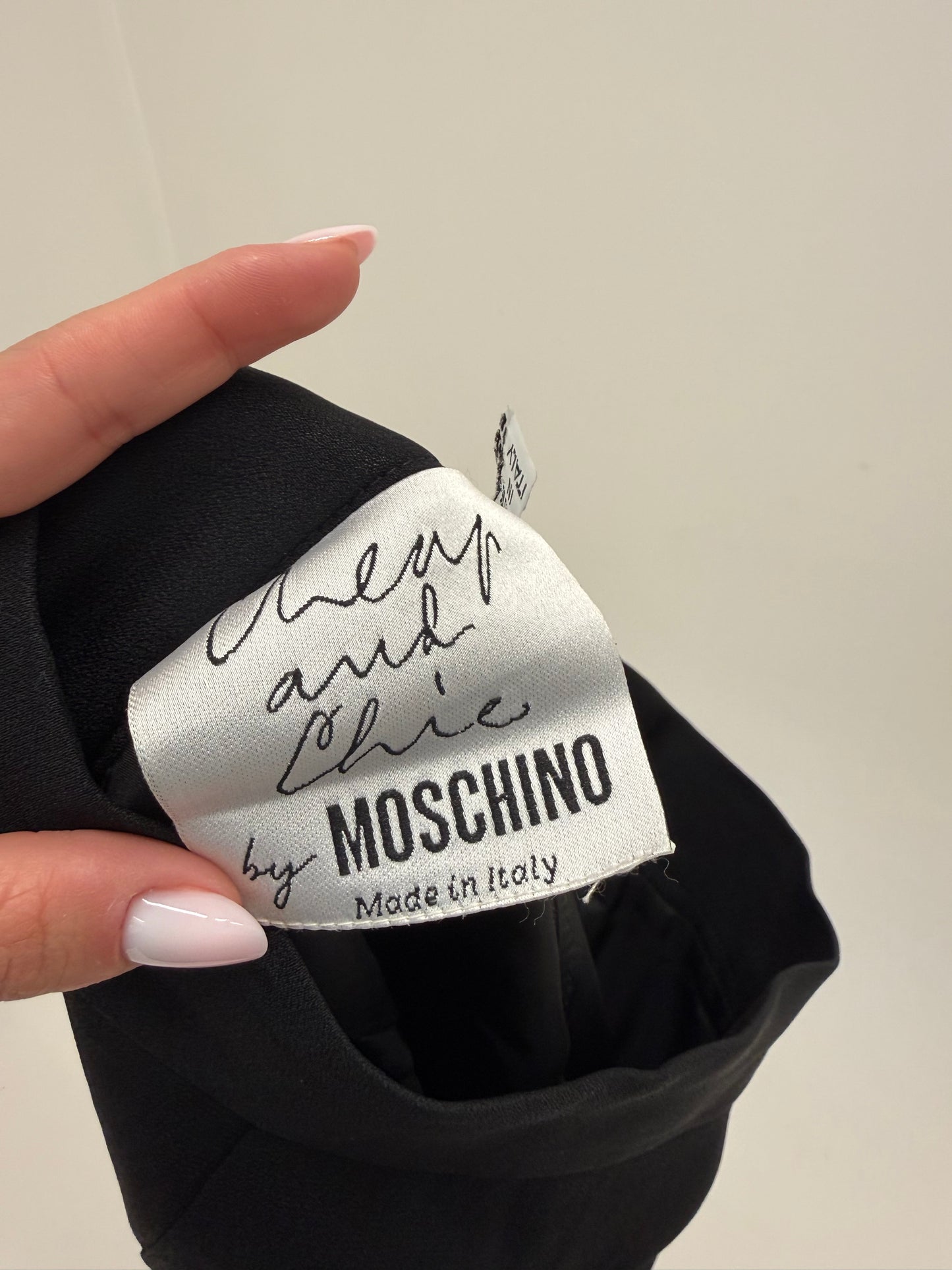 Fustă Moschino creion cu talie ultra înaltă