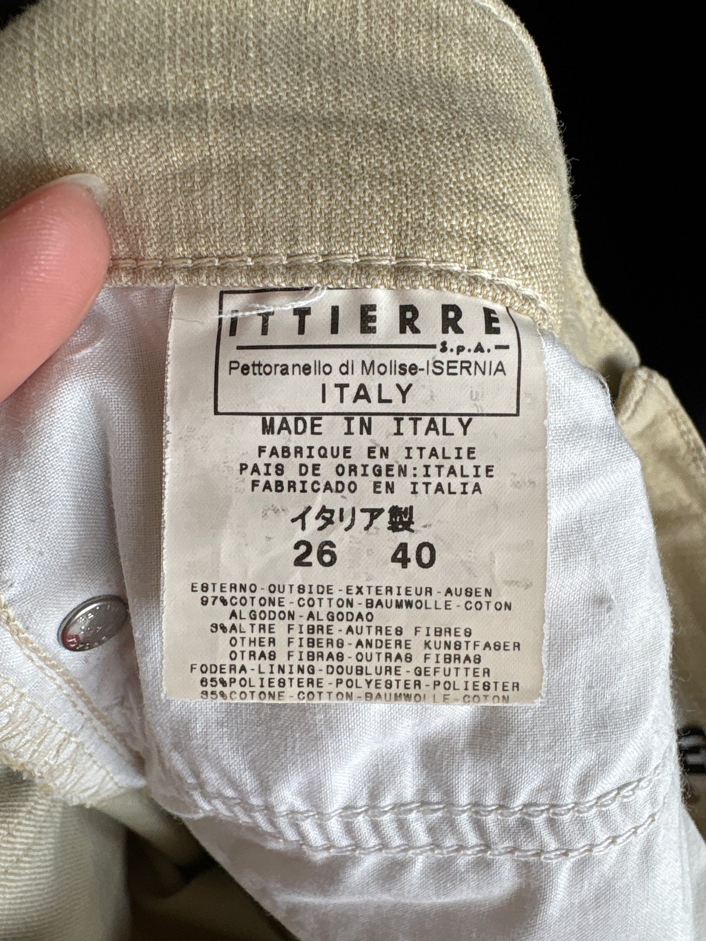 Jeans vintage Versace petite camel de vară ultra confort modelatori