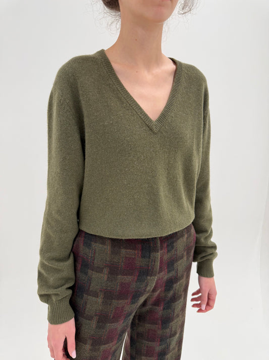 Pulover high end din cașmir multiply cu grad redus de peeling