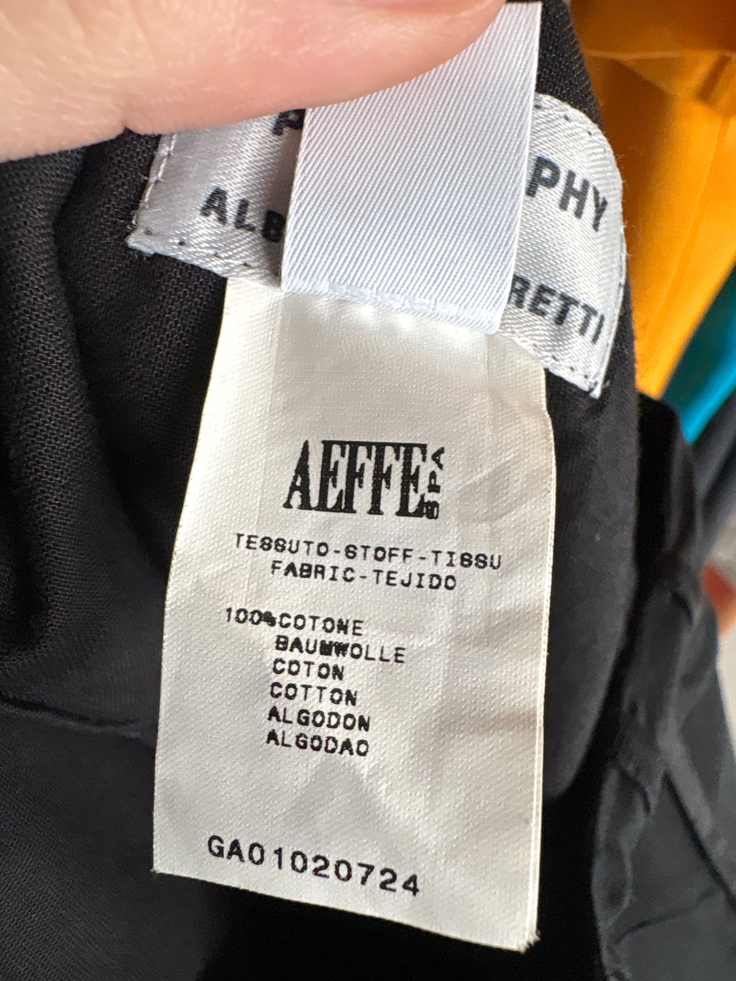 Fustă neagră luxury Alberta Feretti maxi din cea mai fină panzica de bumbac