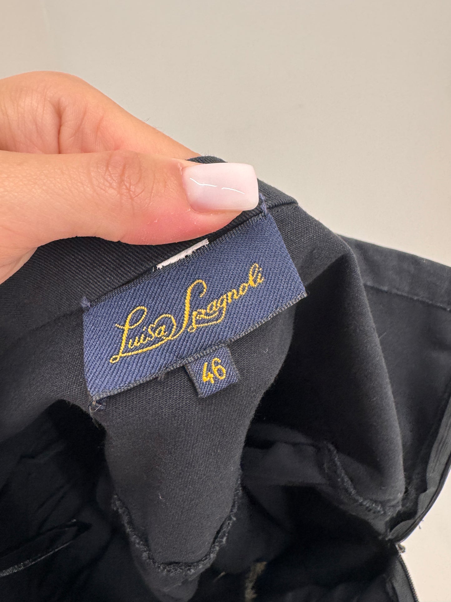 Fustă bijuterie luxury Luisa Spagnoli cu broderie aurie patinată superbă
