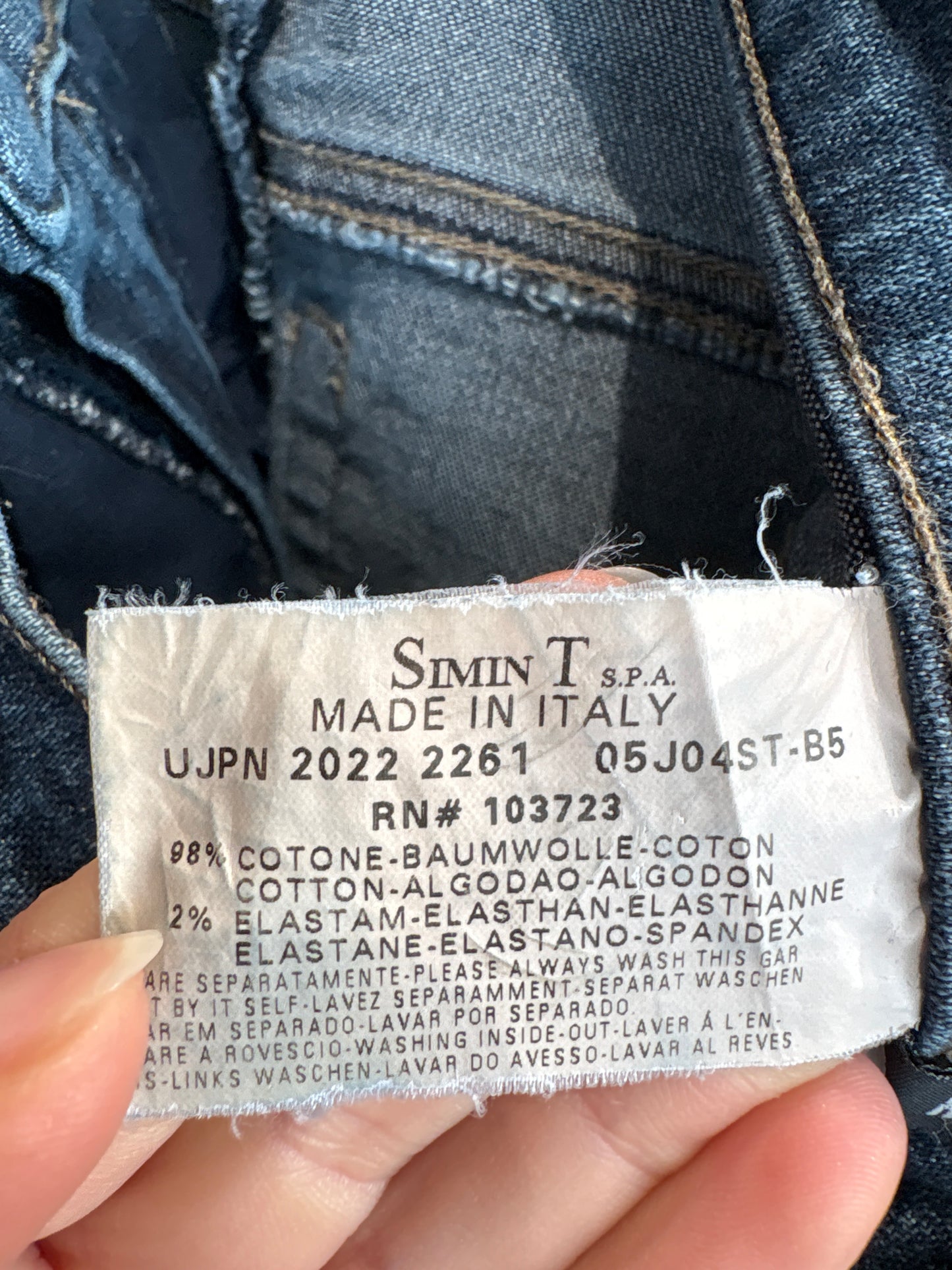 Jeans petite Armani ultra confort classic wash & fit