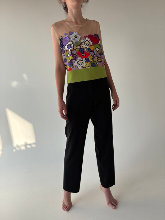 Pantaloni business negri de brand premium