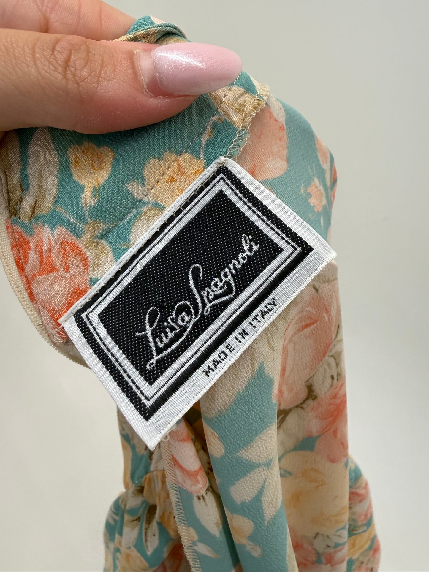 Rochie luxury Luisa Spagnoli din mătase naturala în culori pudrate