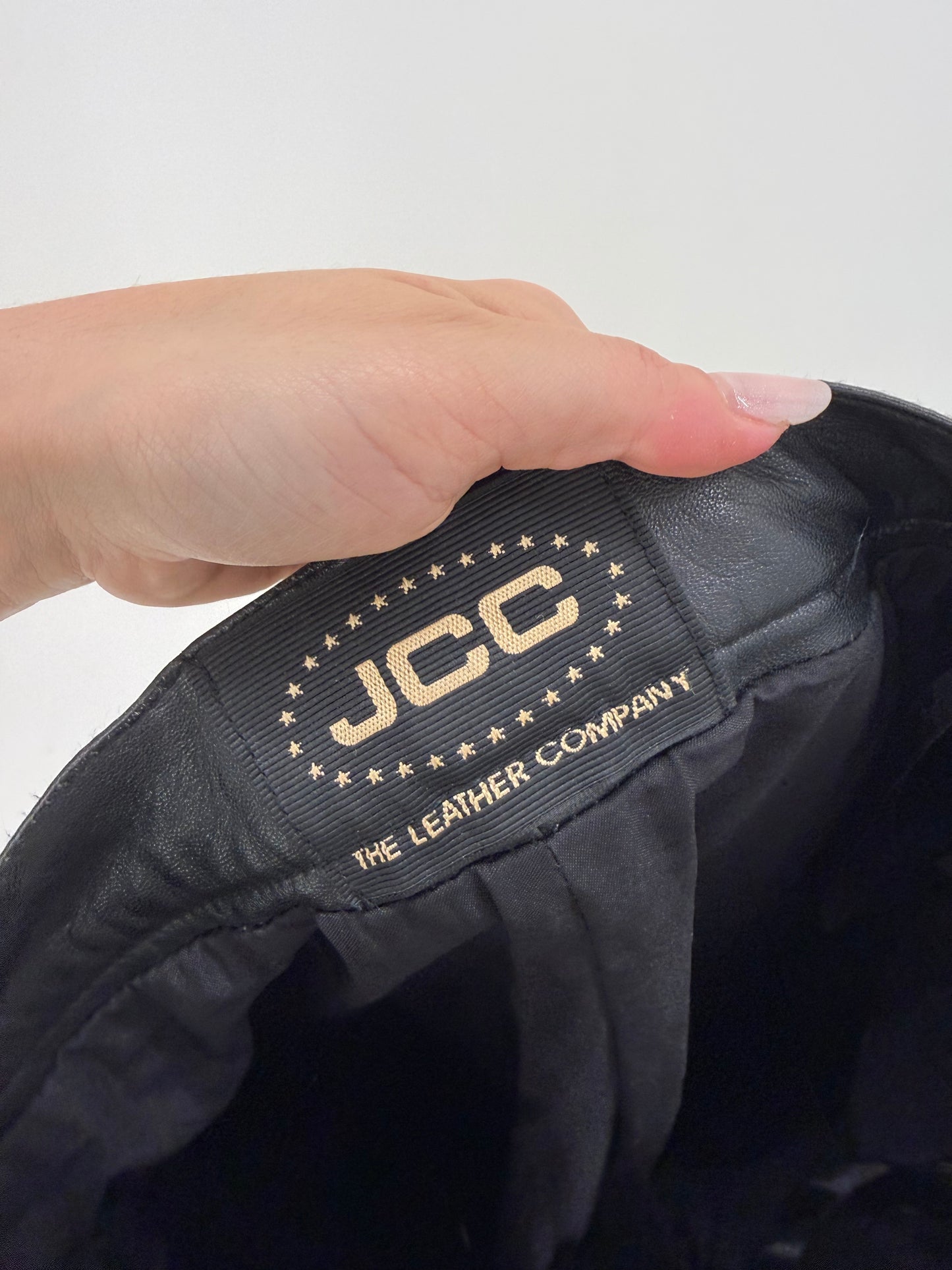 Pantaloni din piele naturală extrem de moale mom fit cu talie ultra înaltă