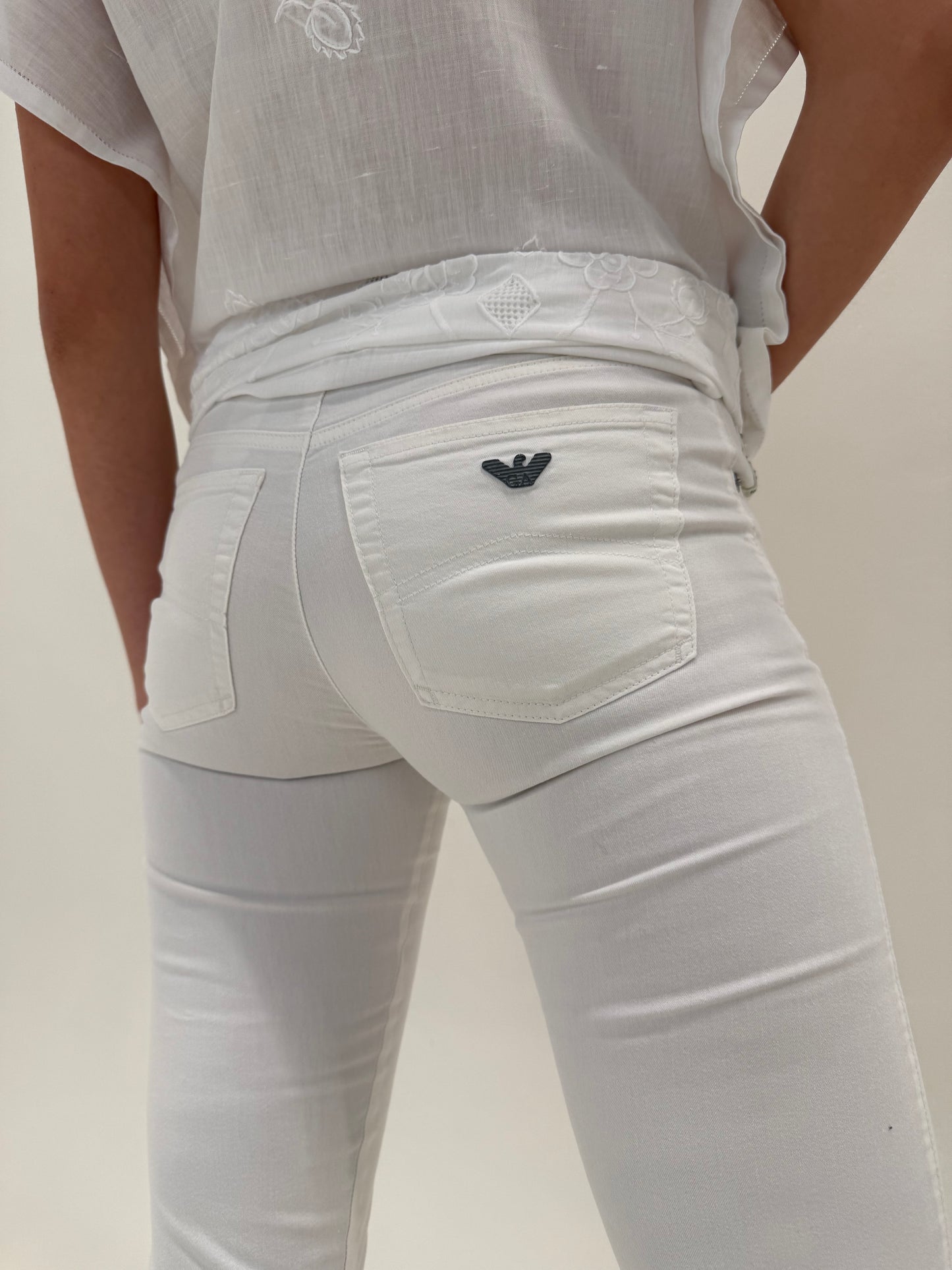 Pantaloni Armani din bumbac ultra confort