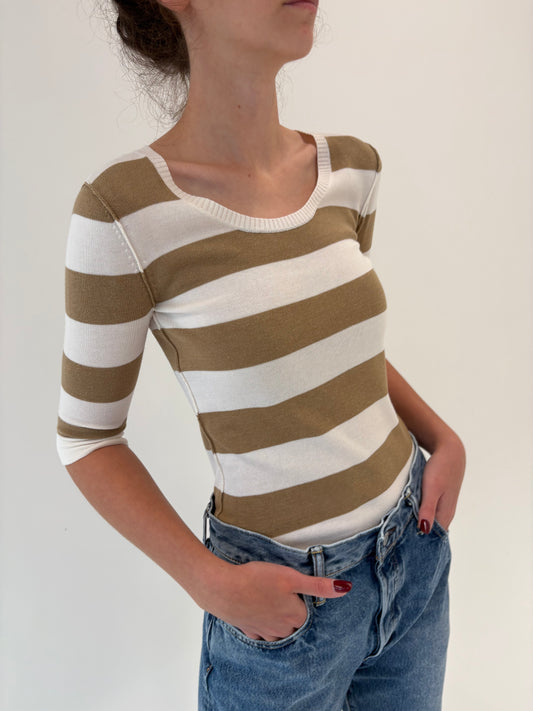 Bluză Dolce & Gabbana din jerse de mătase natural, modal și bumbac