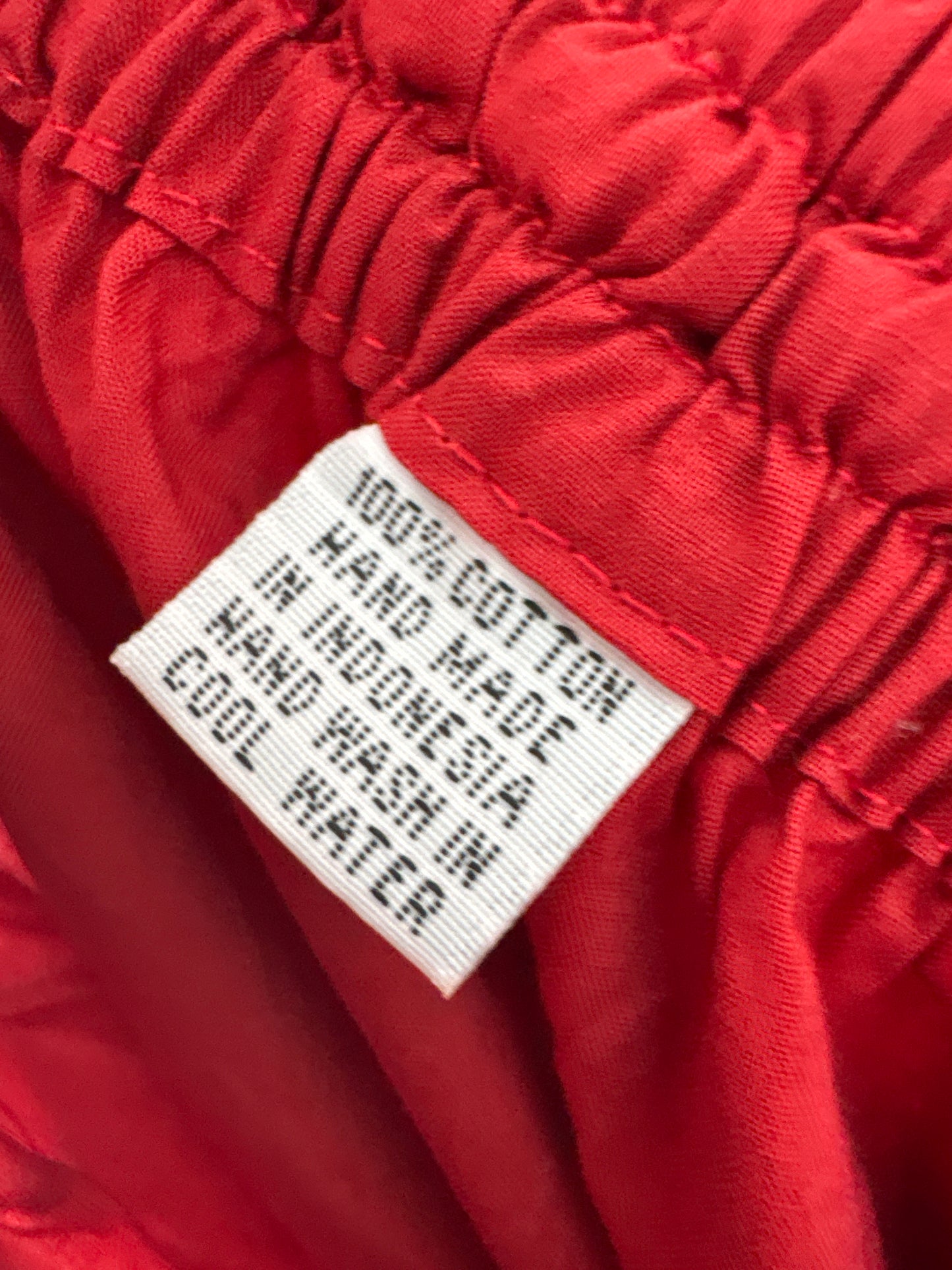 Fustă maxi brick red ultra amplă din poplin premium de bumbac cu broderie