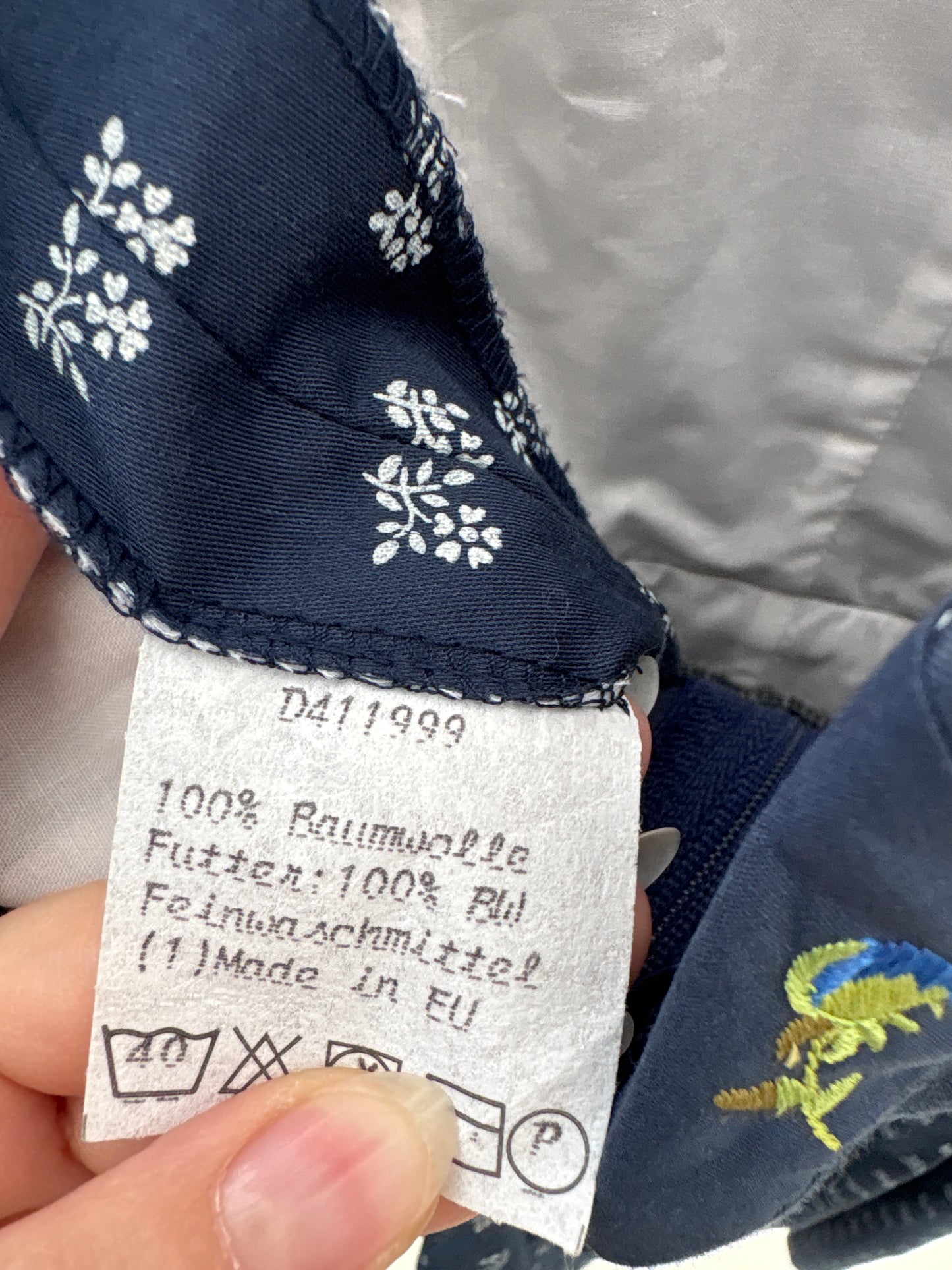 Rochie vintage din pânză de bumbac cu corsaj