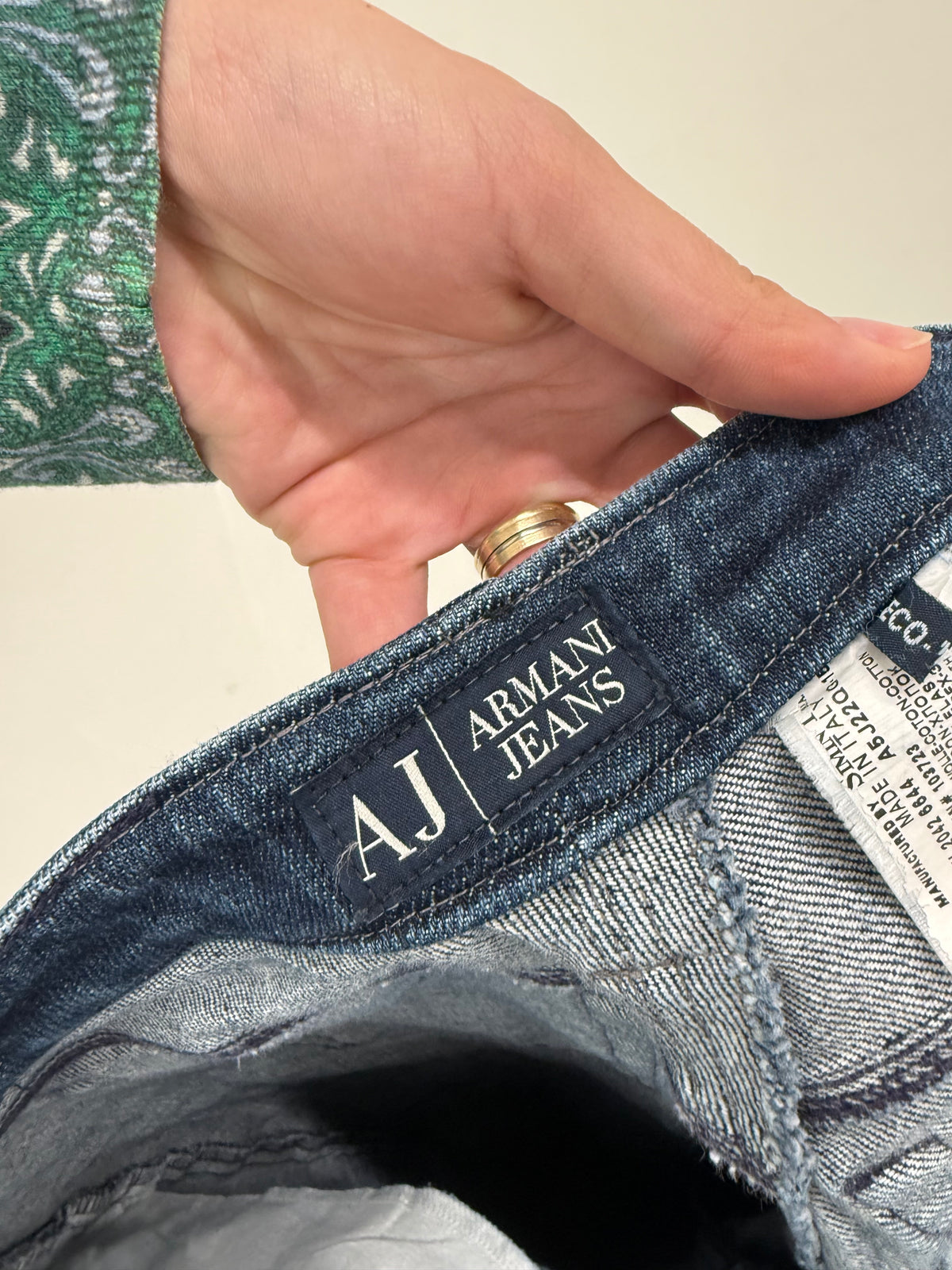 Jeans Armani ultra confort modelator classic wash