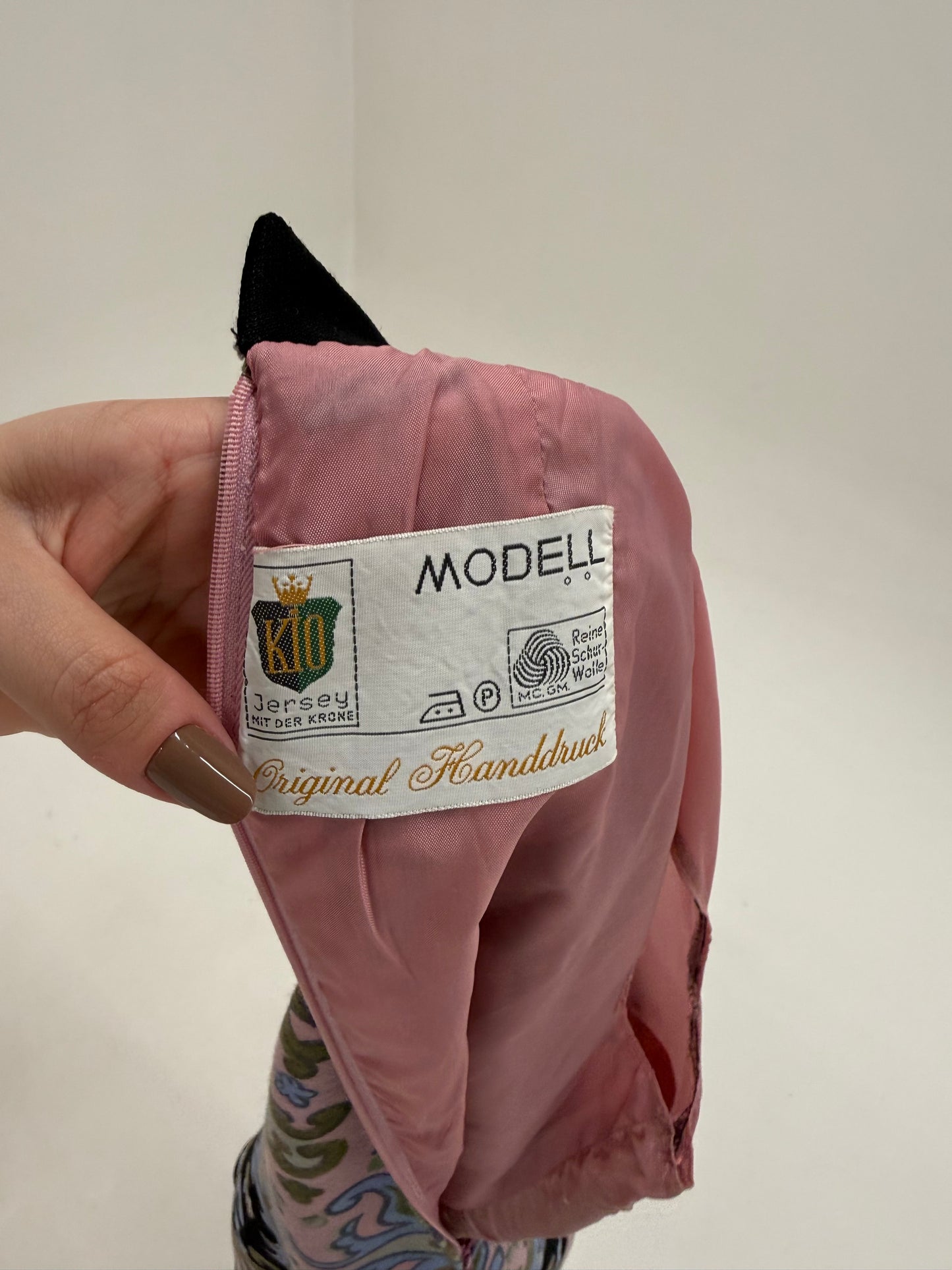 Rochie ultra mini old vintage anii 60 din lana extrafina