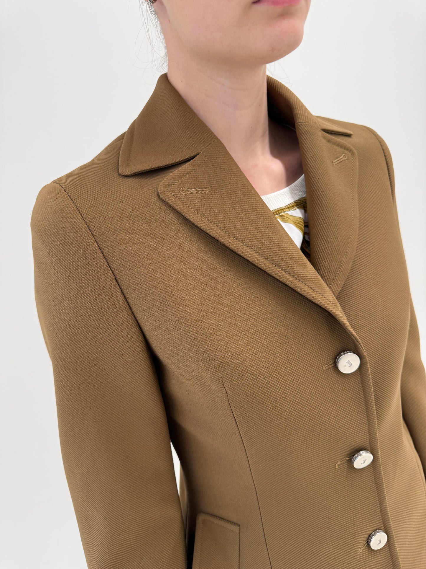 Sacou luxury Gianfranco Ferre camel cambrat