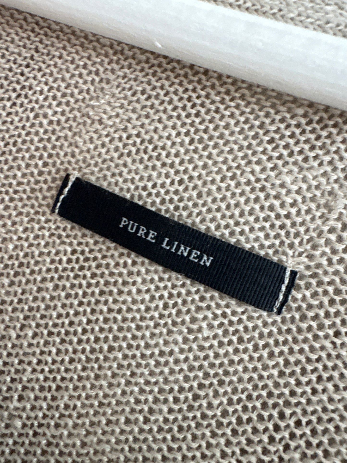 Soft knit de vară sand nude din 100% in