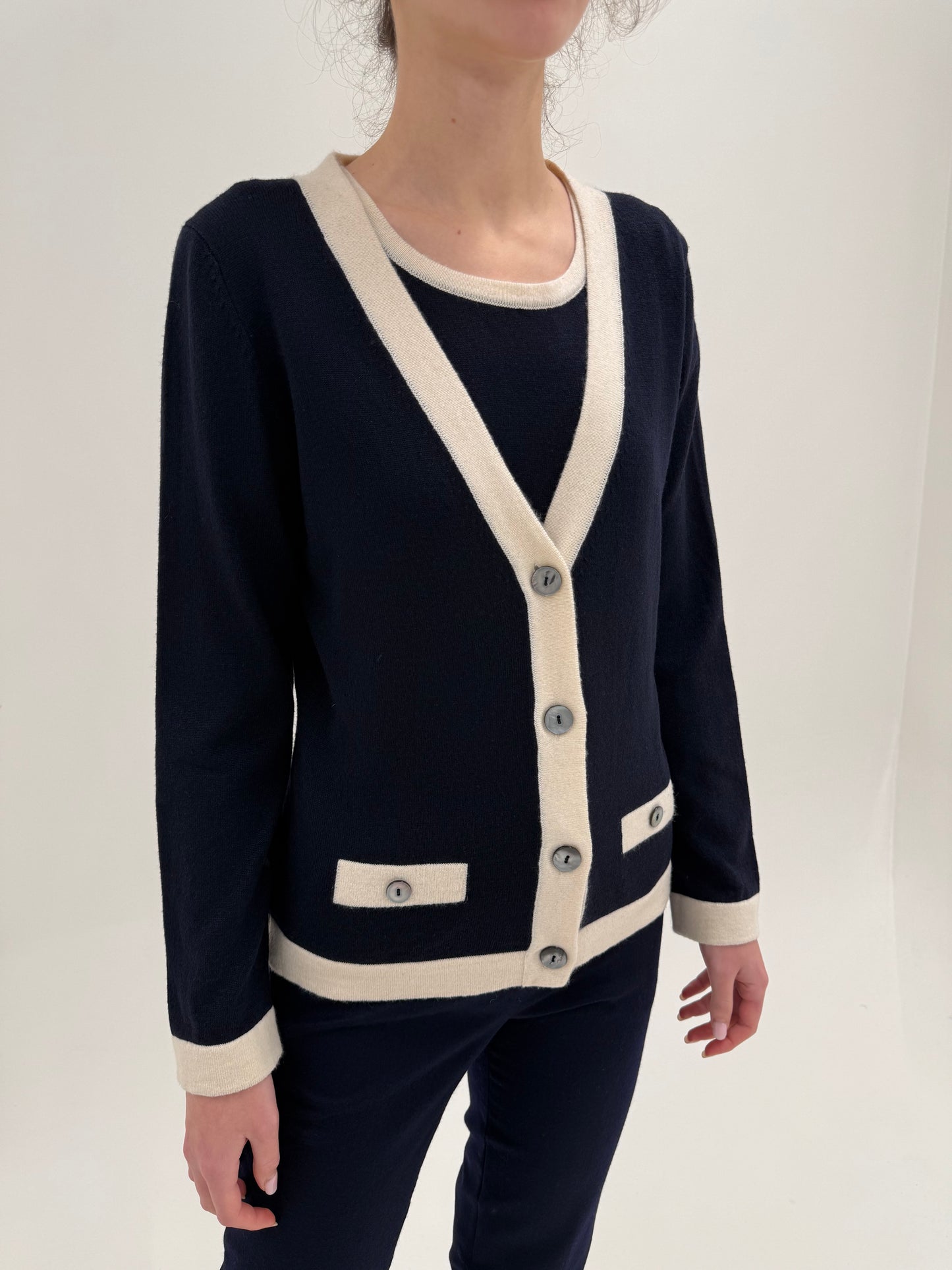 Set de brand luxury din cașmir, mătase naturală și in