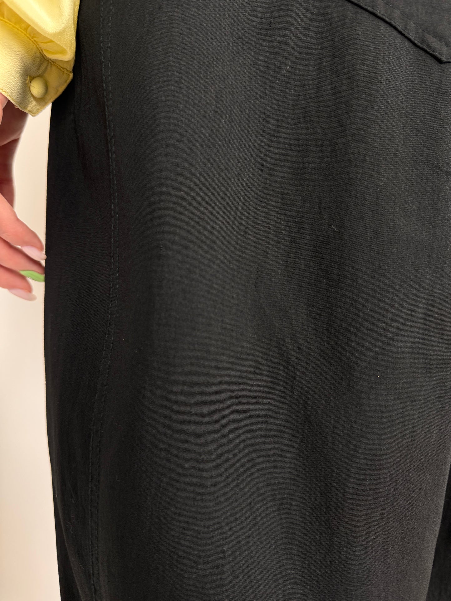 Pantaloni vintage în croi baloon cu talie ultra ultra înaltă marcată