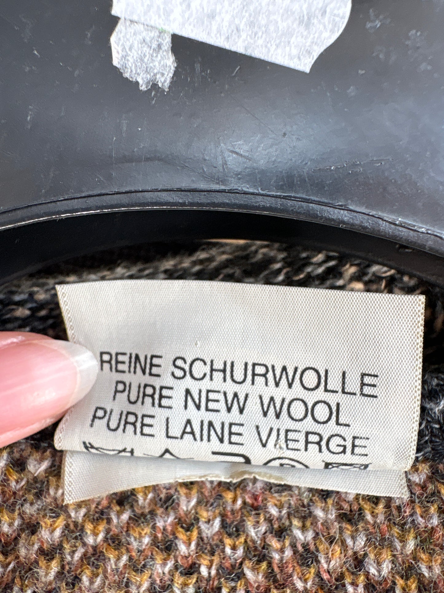 Jacheta vintage din boiled wool gros cu lucrătură superbă