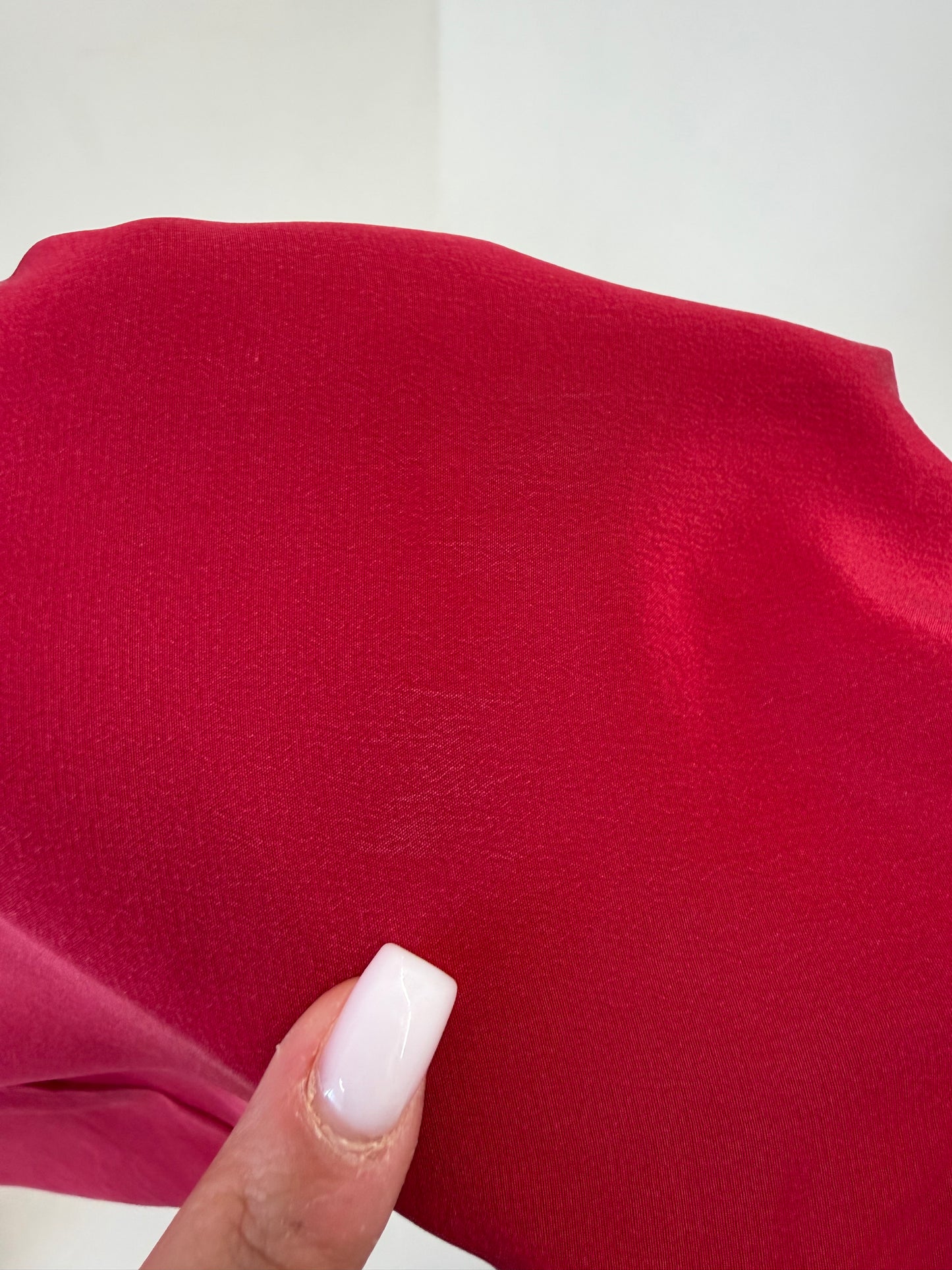 Cămașa italiana dark cherry red superb din mătase naturală