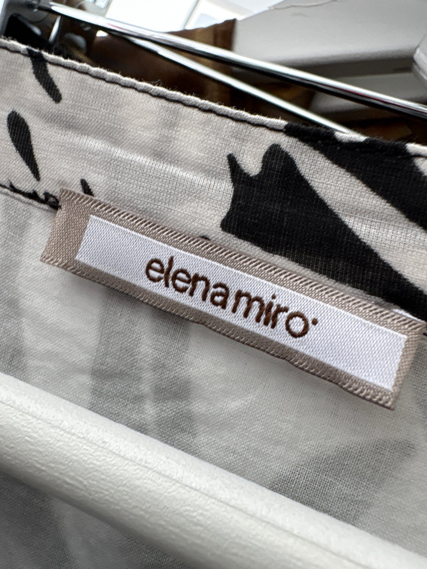 Tunica de brand luxury plus size Elena Miro din cea mai fină panzica de bumbac