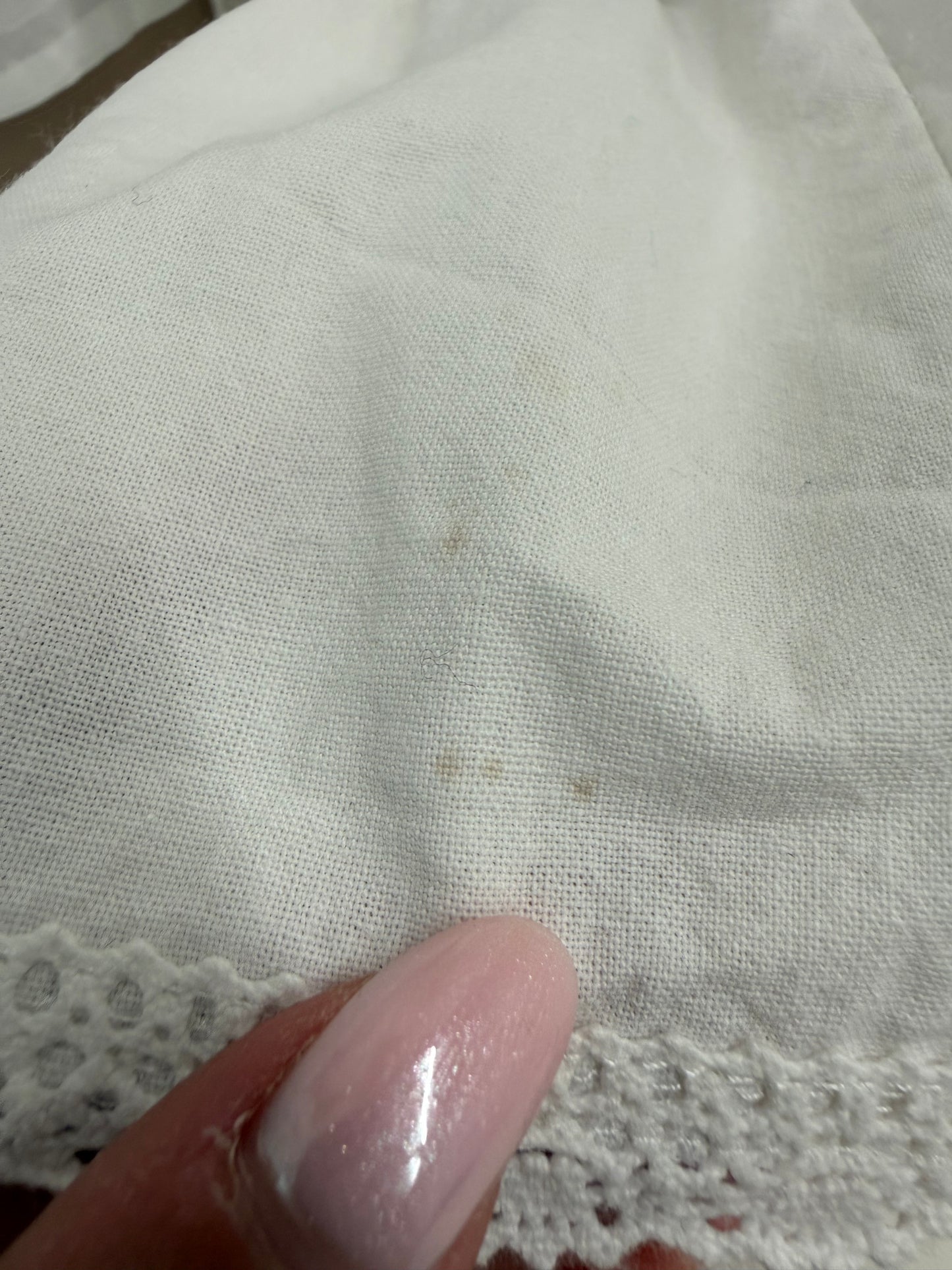 Fustă vintage din pânză veche excepțională de bumbac reglabilă ușor
