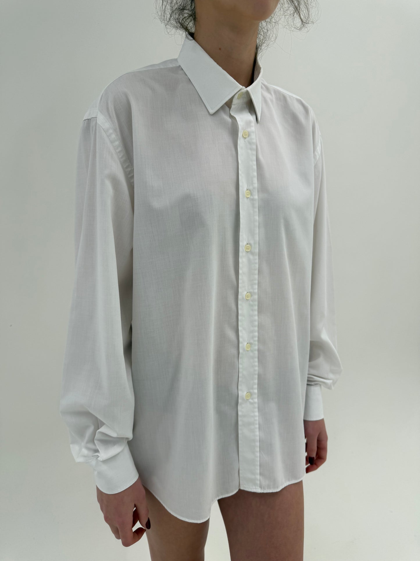 Cămașa italiană în croi actual din bumbac high end twisted yarn