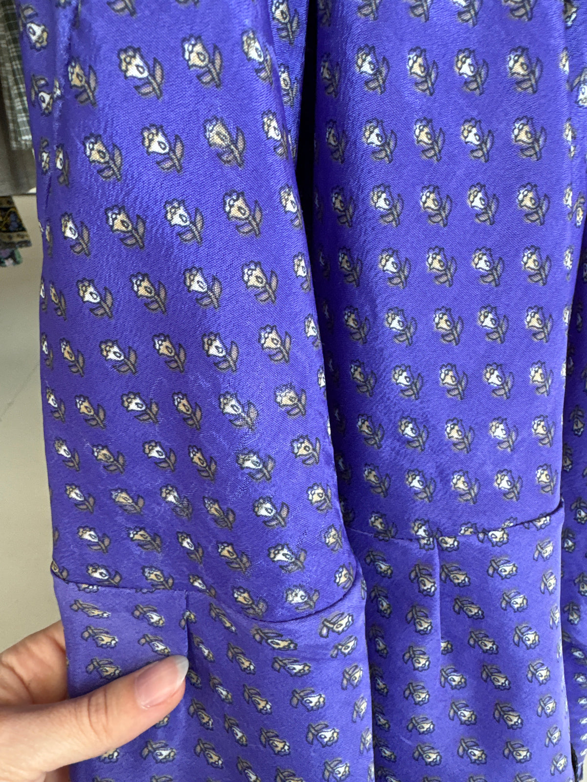 Rochie maxi boho în combinație superbă de culori cu spate elastic