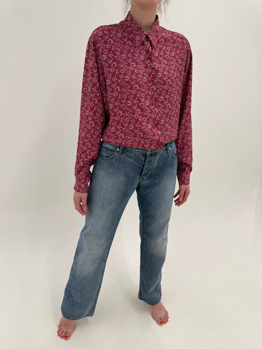 Jeans Armani tall bootcut ușor modelatori