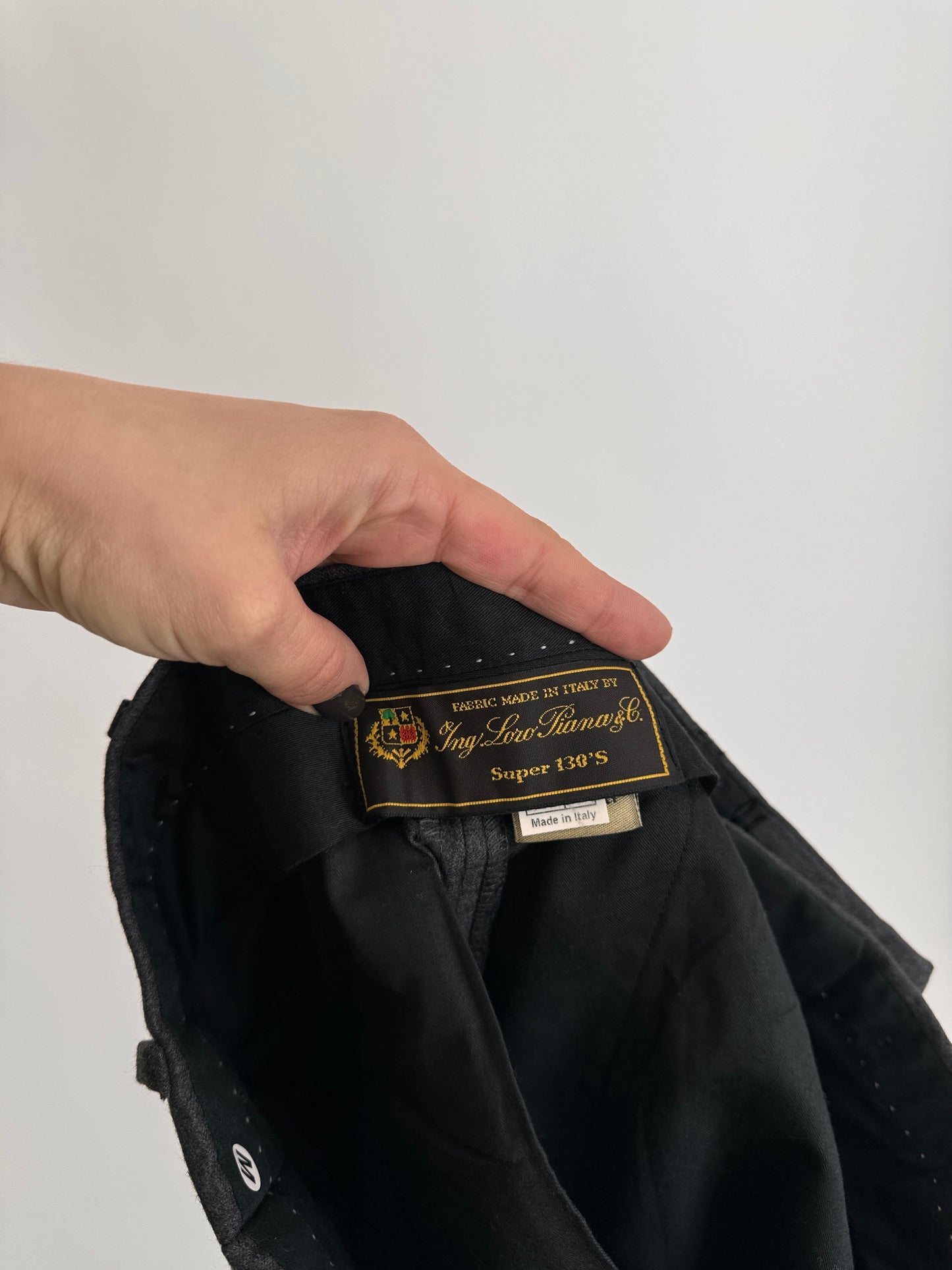 Pantaloni excepționali din stofă ultra luxury Loro Piana super 130s