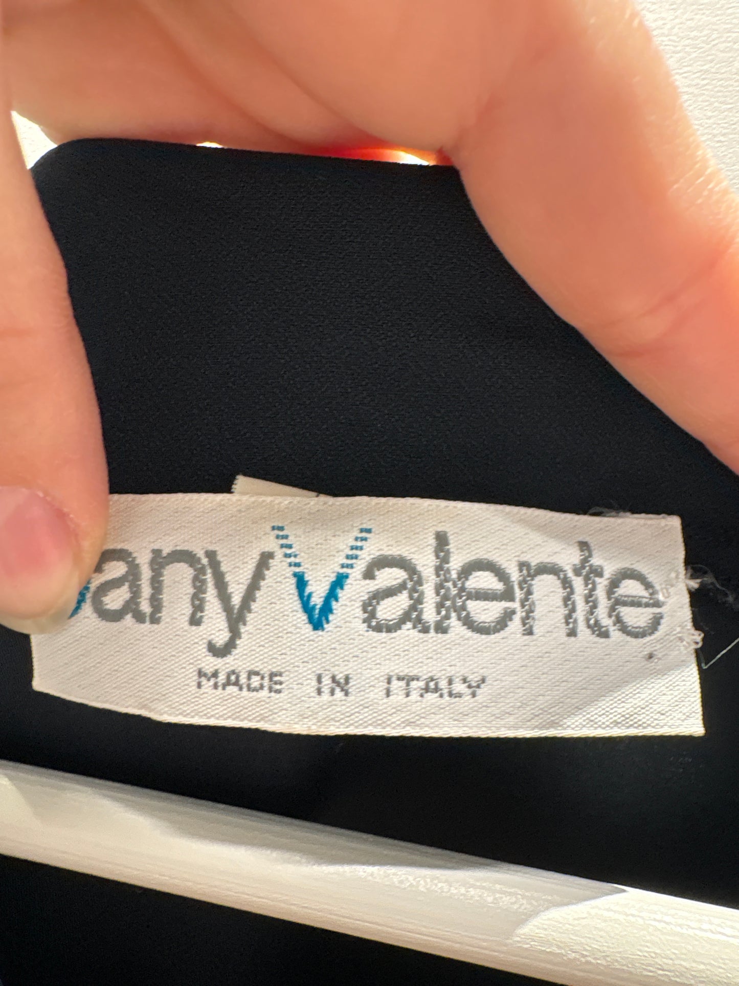 Rochie vintage italiana în stil Valentino cu buline din mix de mătase naturală