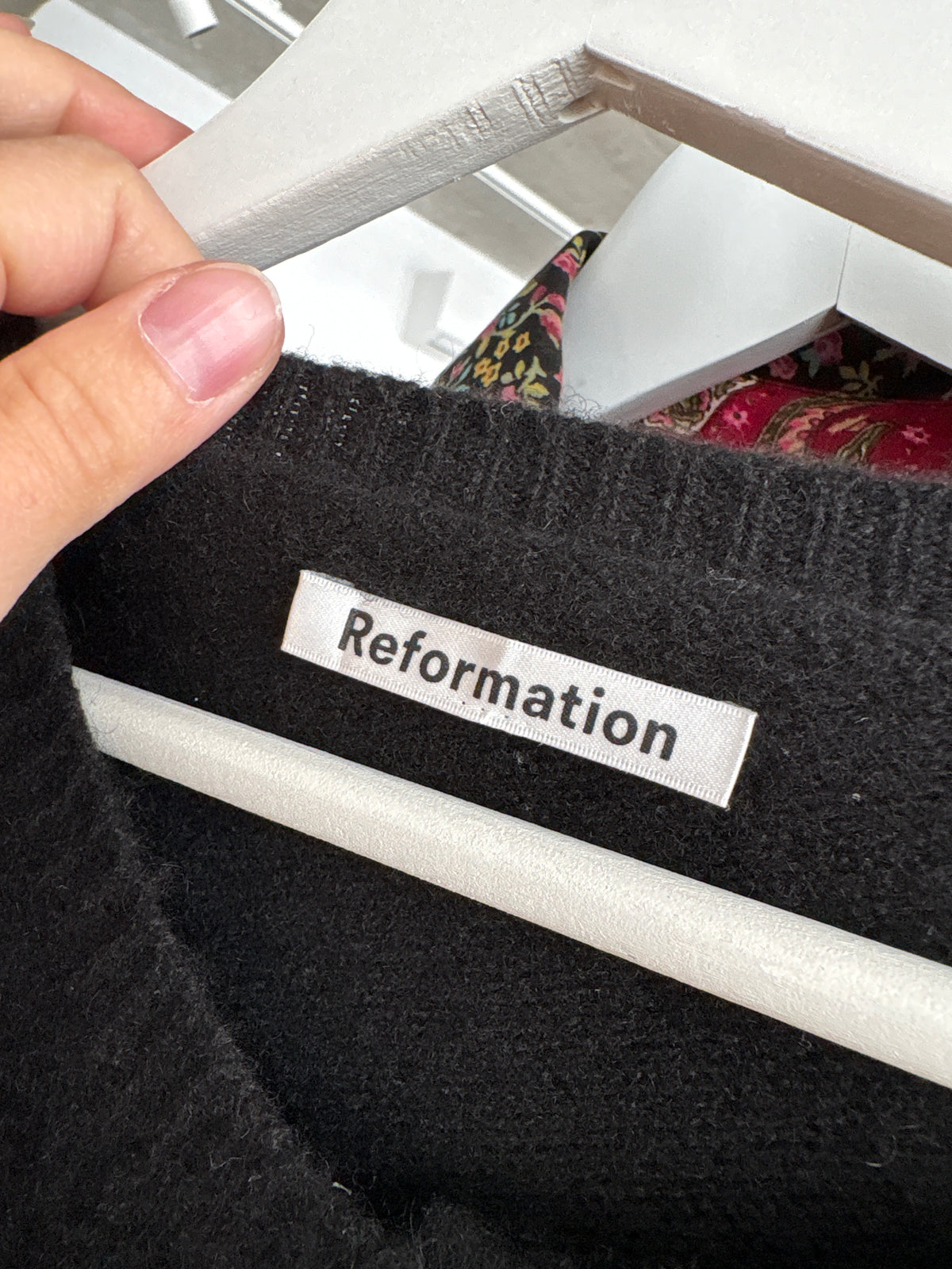 Cardigan de brand premium din cașmir negru