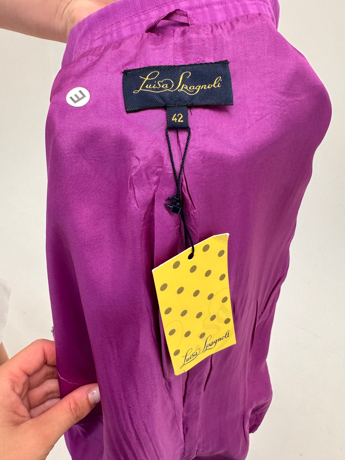 Sacou vintage ultra cambrat Luisa Spagnoli nou cu etichetă