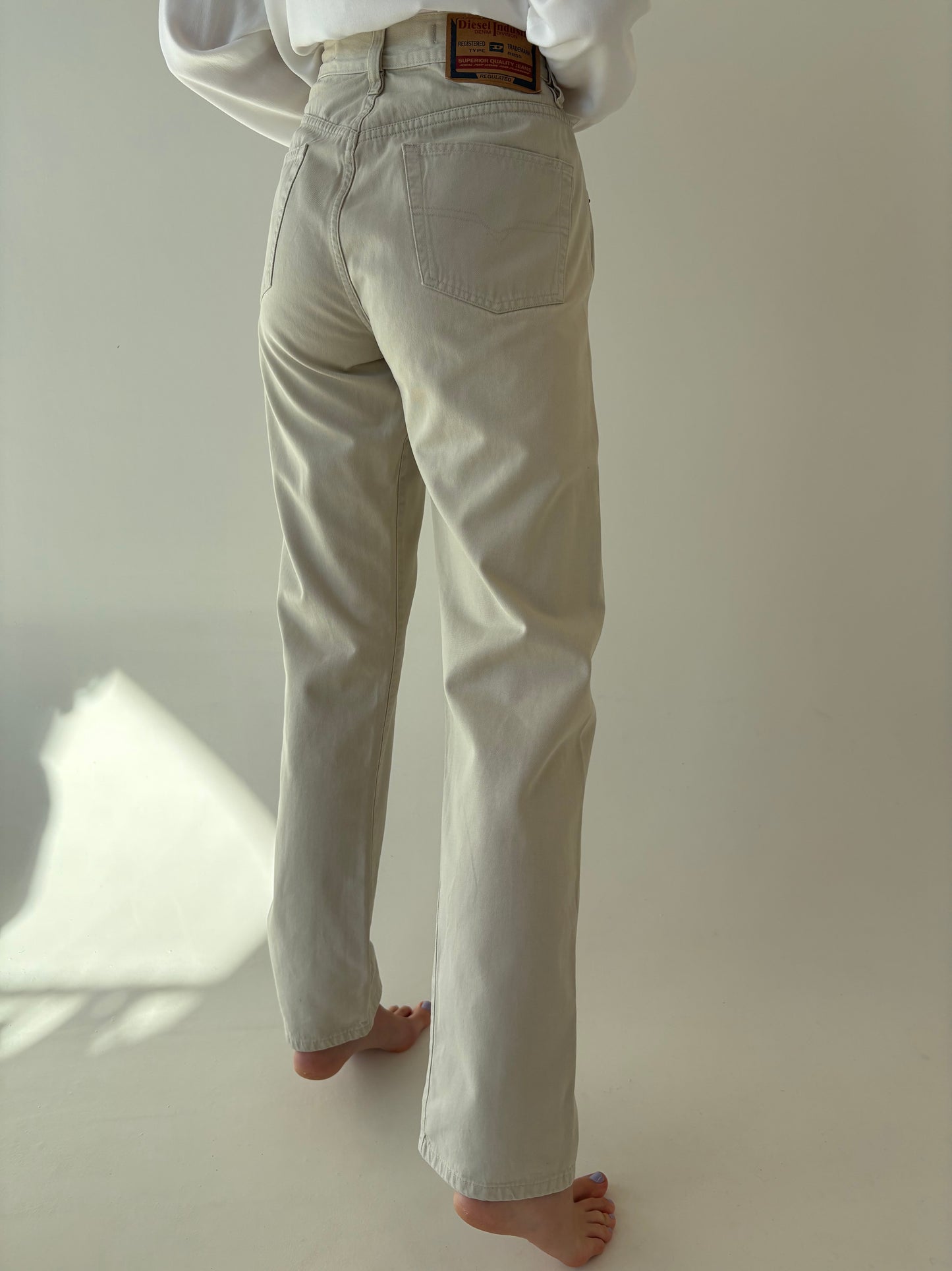 Jeans tall super premium Diesel light nude