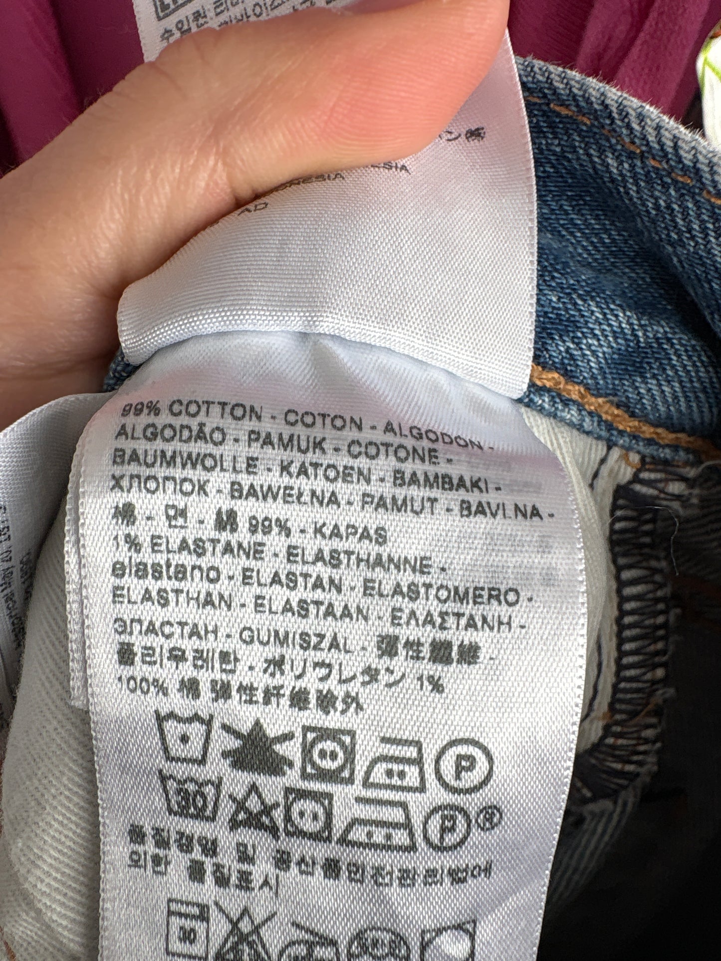Jeans Levi’s premium 501 ușor modelatori tall clasic wash