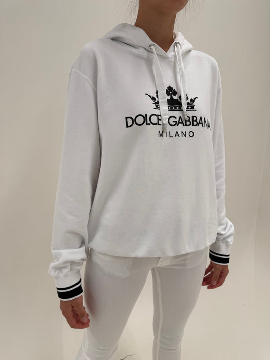 Hanorac Dolce&Gabbana din bumbac gros în croi oversized tall