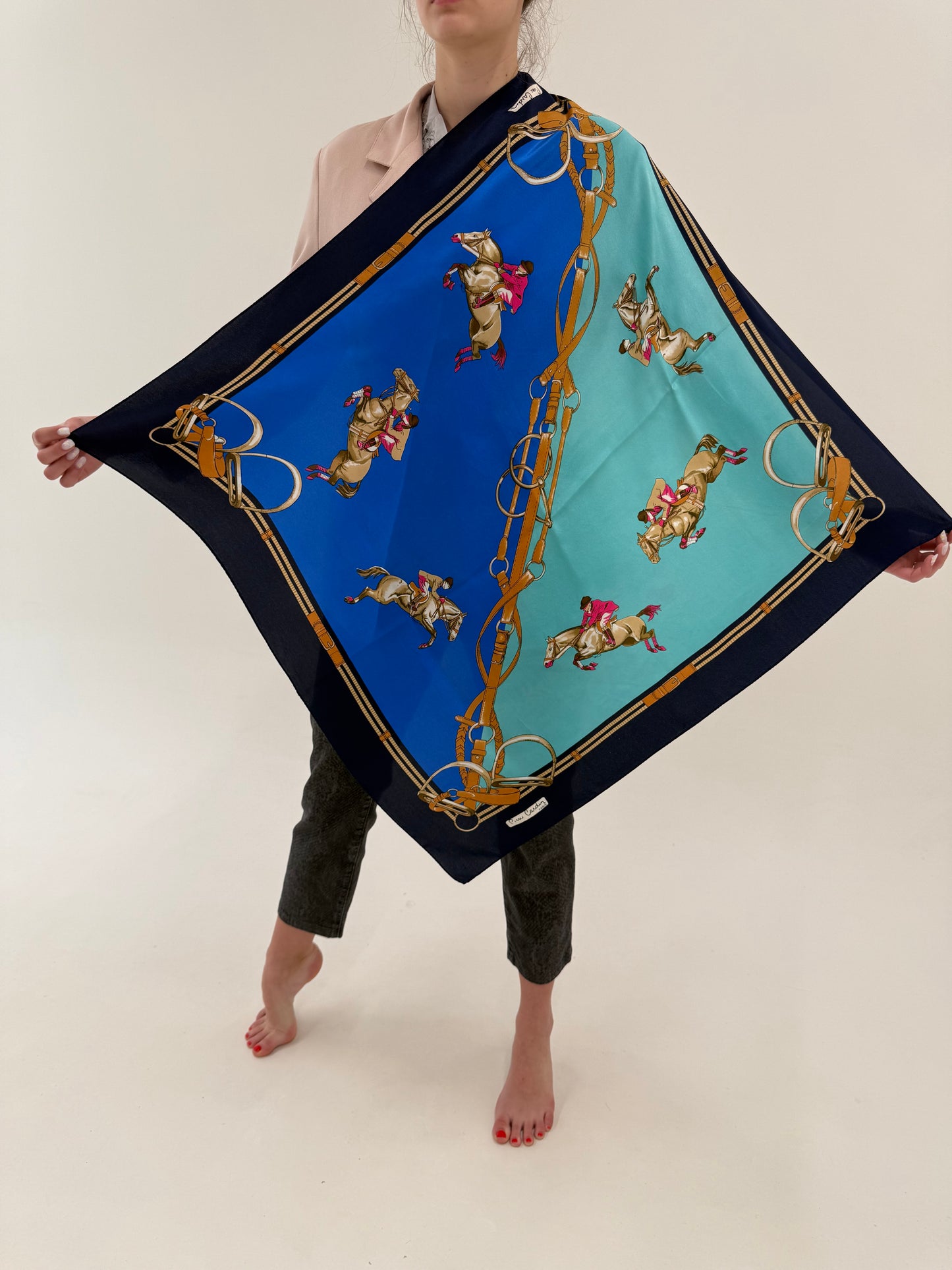 Eșarfă Luxury XL Pierre Cardin cu print baroc