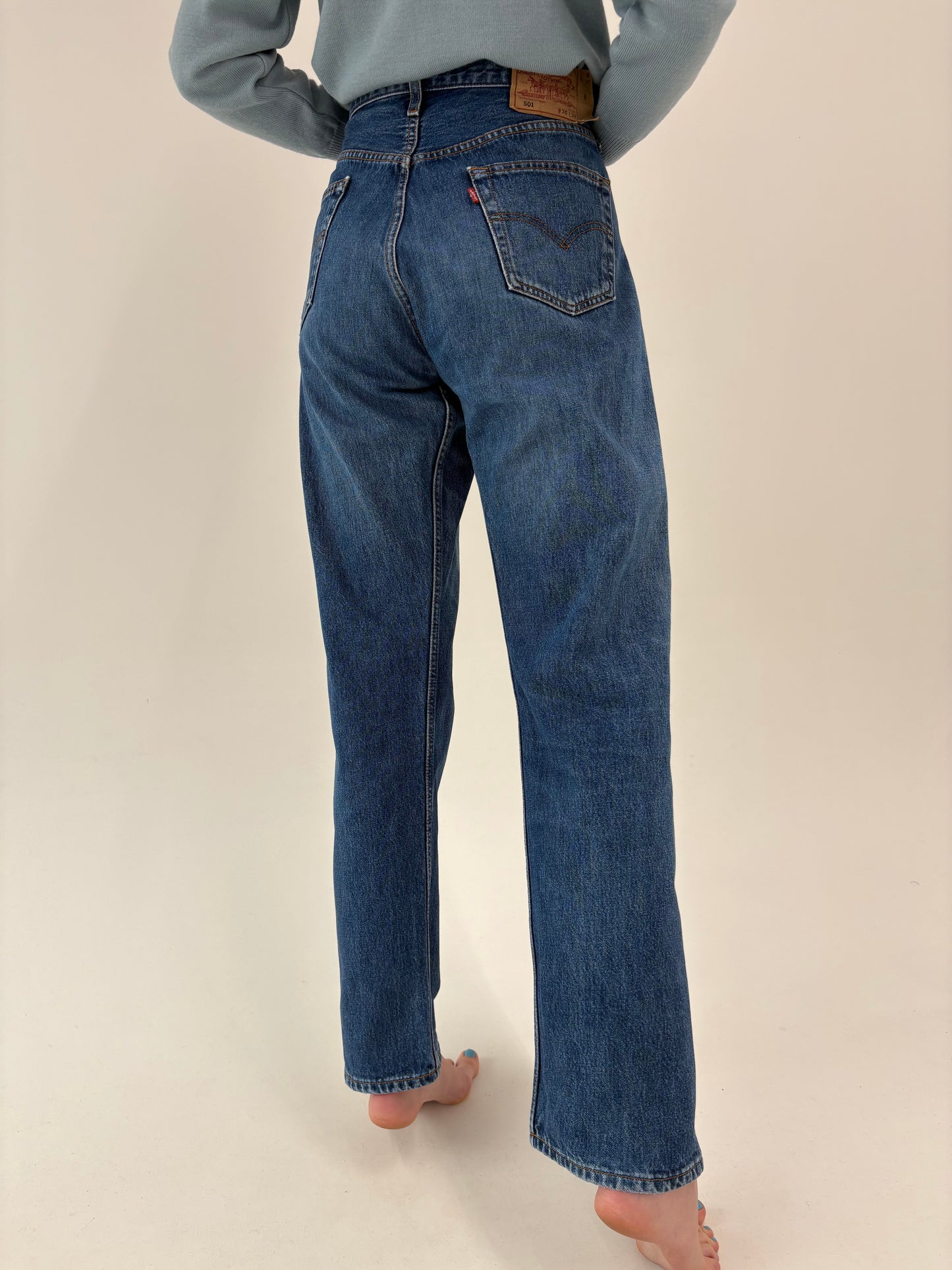 Jeans vintage Levi’s tall model 501 classic wash