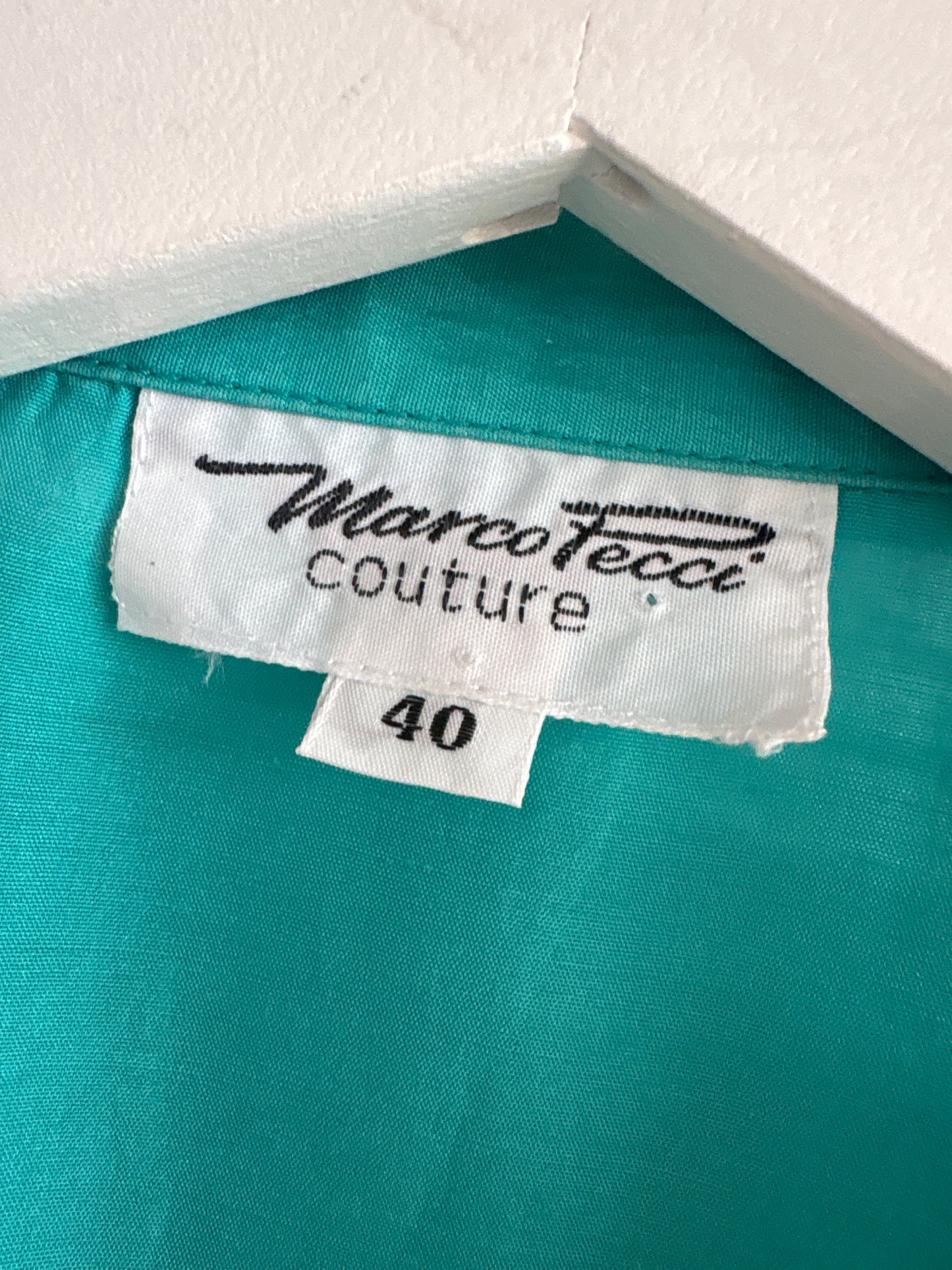 Cămașa vintage ‘couture’ cu broderie delicată manuală din mătase naturală