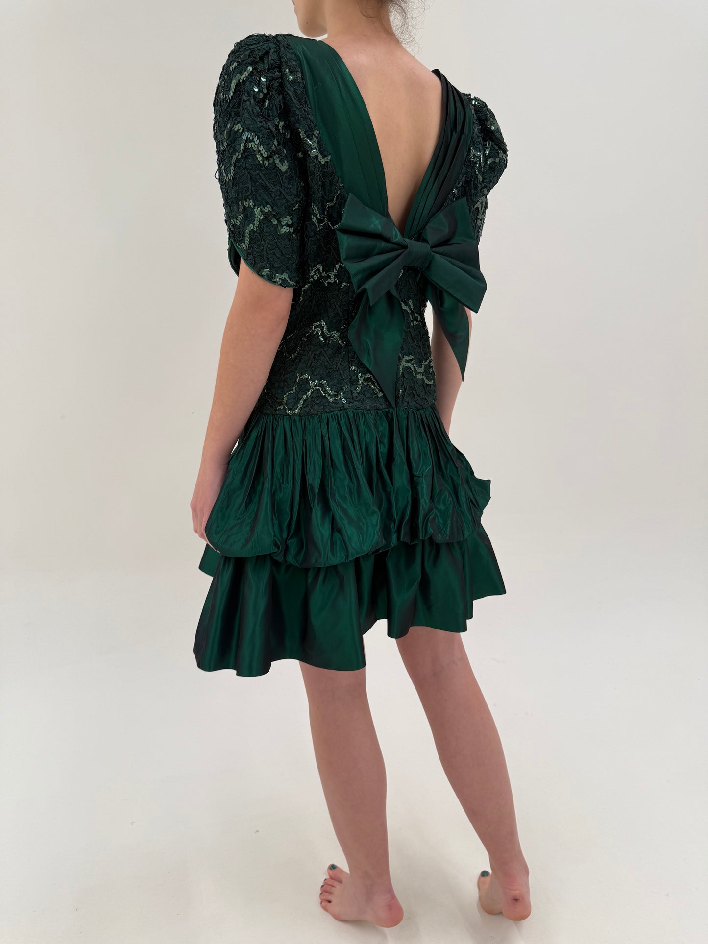 Rochie old vintage spectaculoasă foarte pretioasa sfârșit de ani 80