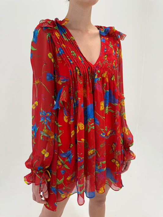 Rochie boho de brand luxury The Kooples super vaporoasă de la zi la seară