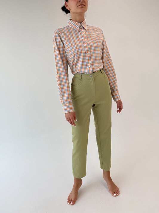 Jeans vintage ultra confort seaweed green modelatori