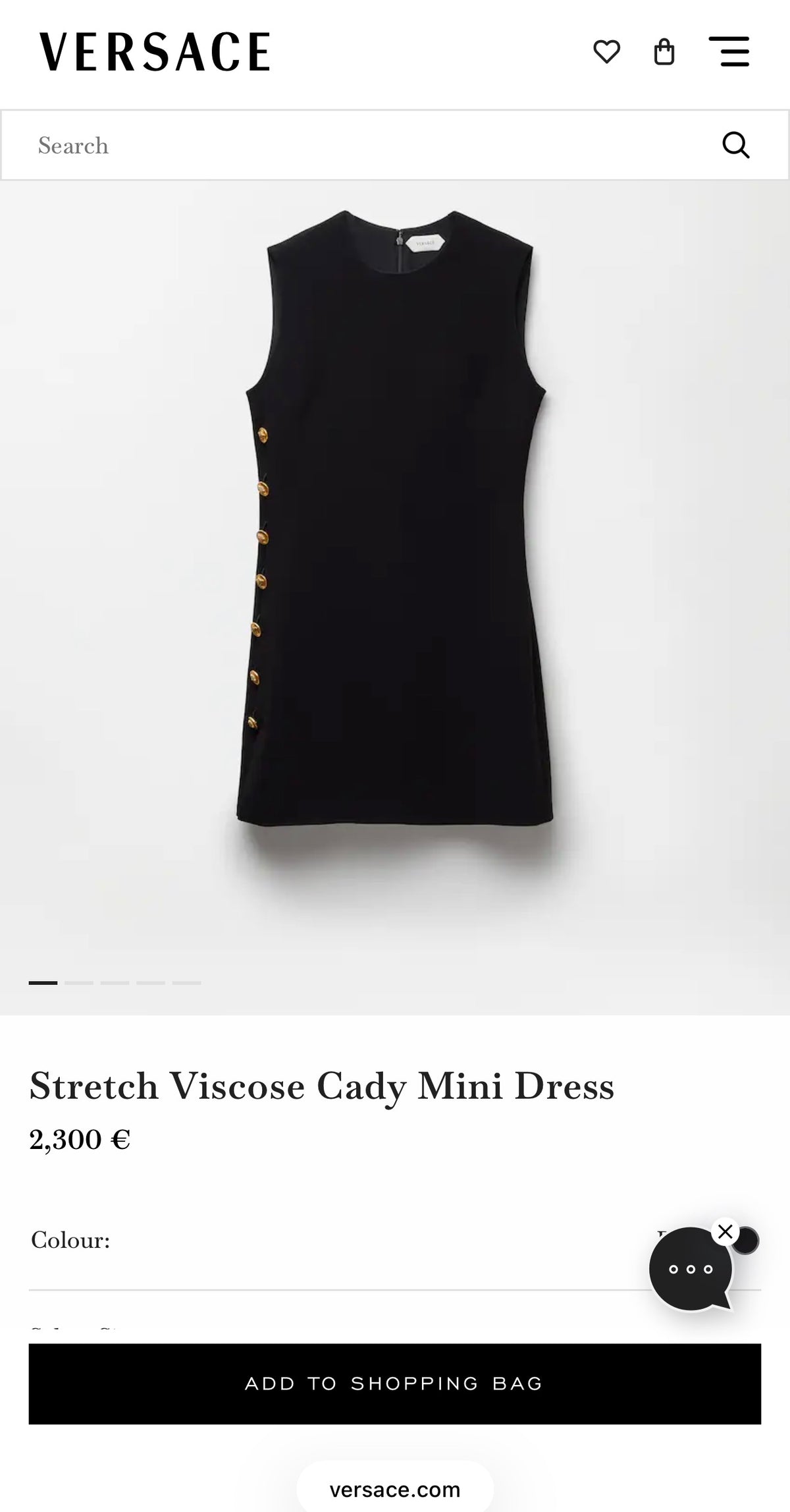 LBD Versace din stofă de mătase naturală cu interior mătase naturală și inserții transparente