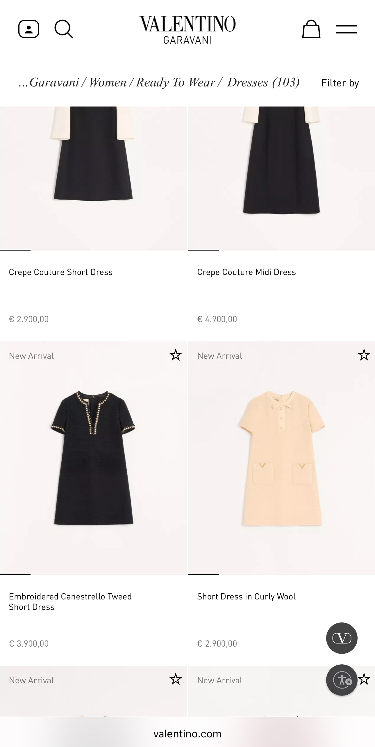 LBD Valentino NOUĂ cu eticheta din Georgette cu talie decorată