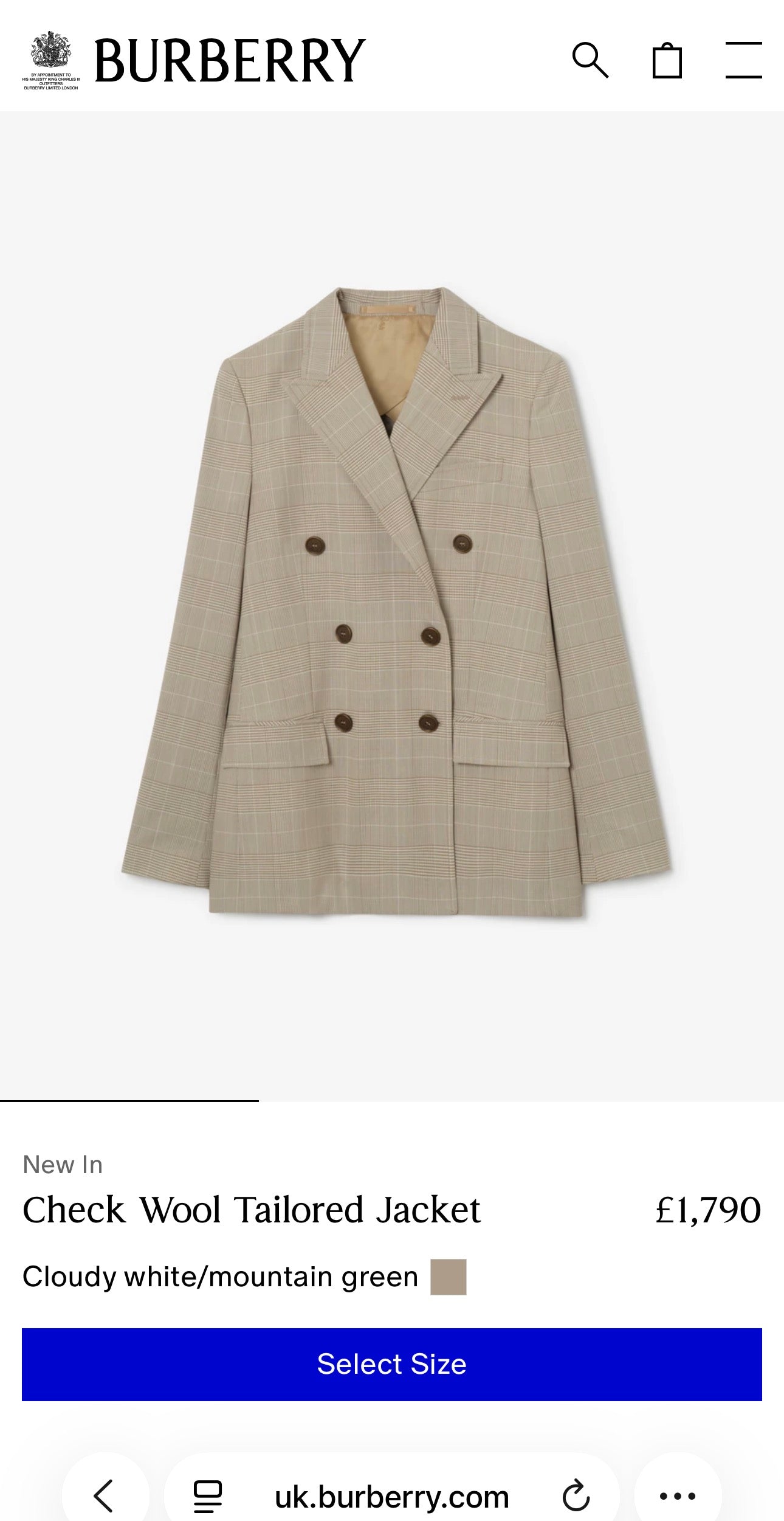 Sacou Burberry vintage de sezon cald din mătase naturală cu lana în catourib