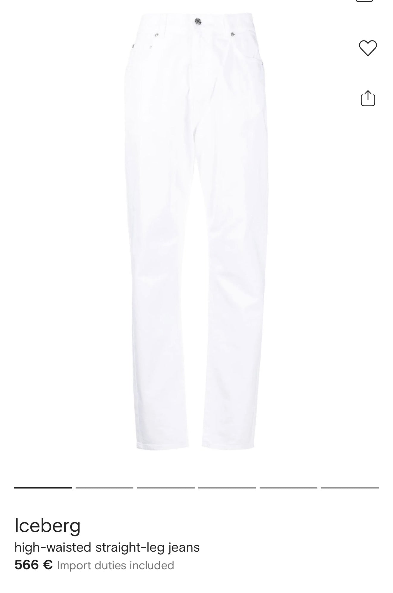 Pantaloni luxury Iceberg palazzo din pânză excepțională de in cu talie extrem de înaltă