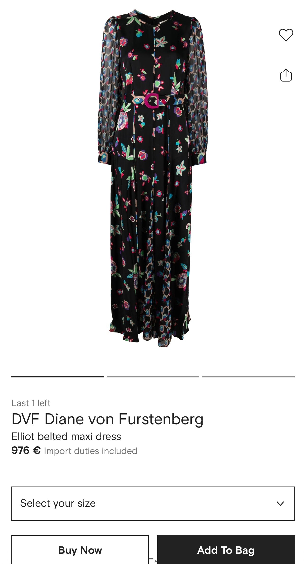 Salopetă luxury tall Diane von Furstenberg din panzica de mătase naturală