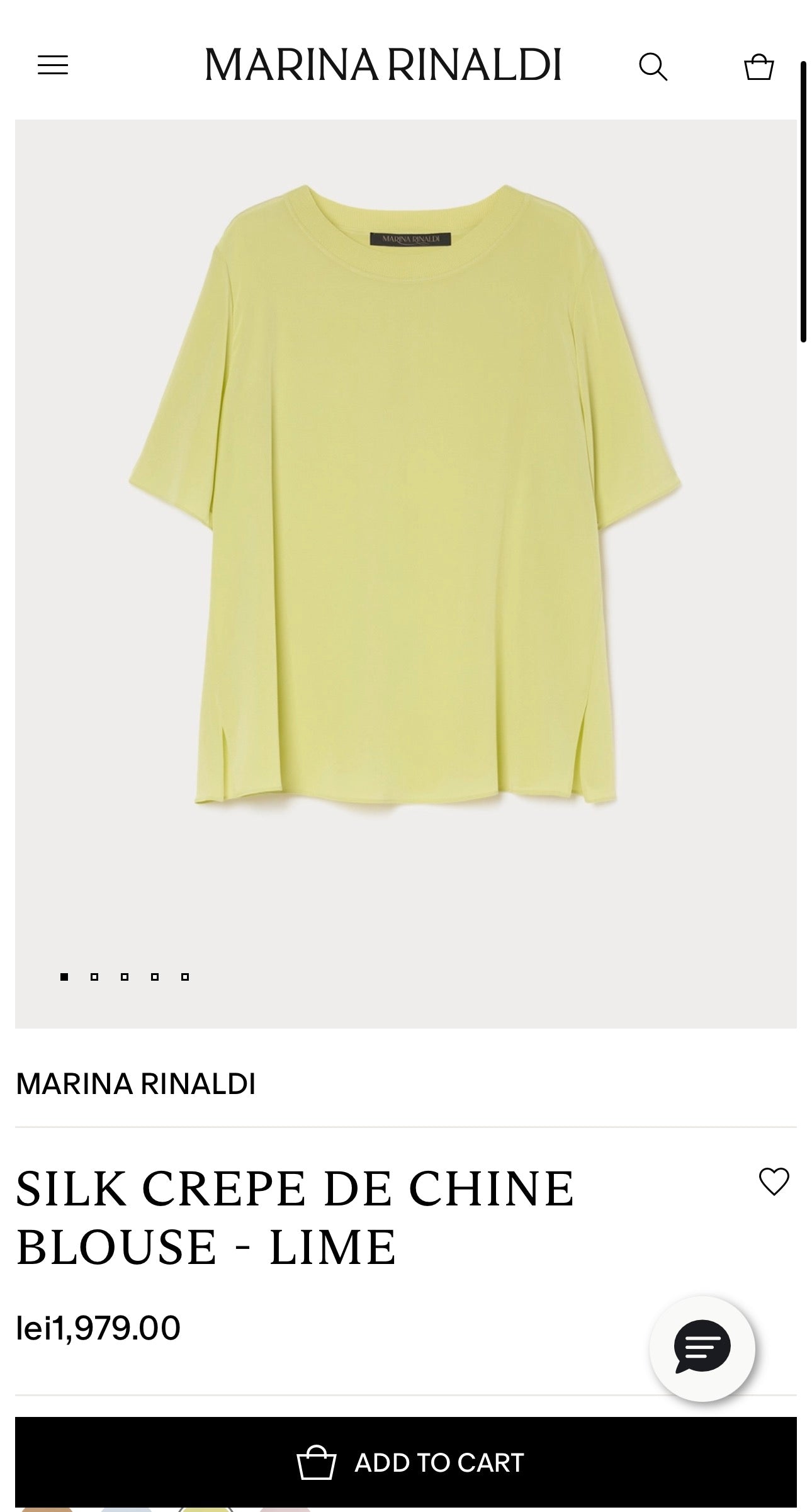 Top camel de brand luxury plus size Marina Rinaldi din mătase naturală