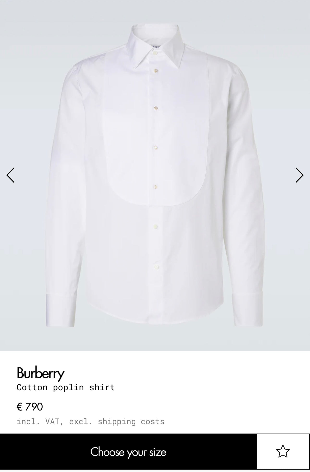 Cămașa old vintage Burberry anii 80-90 silver gray din poplin Chevron